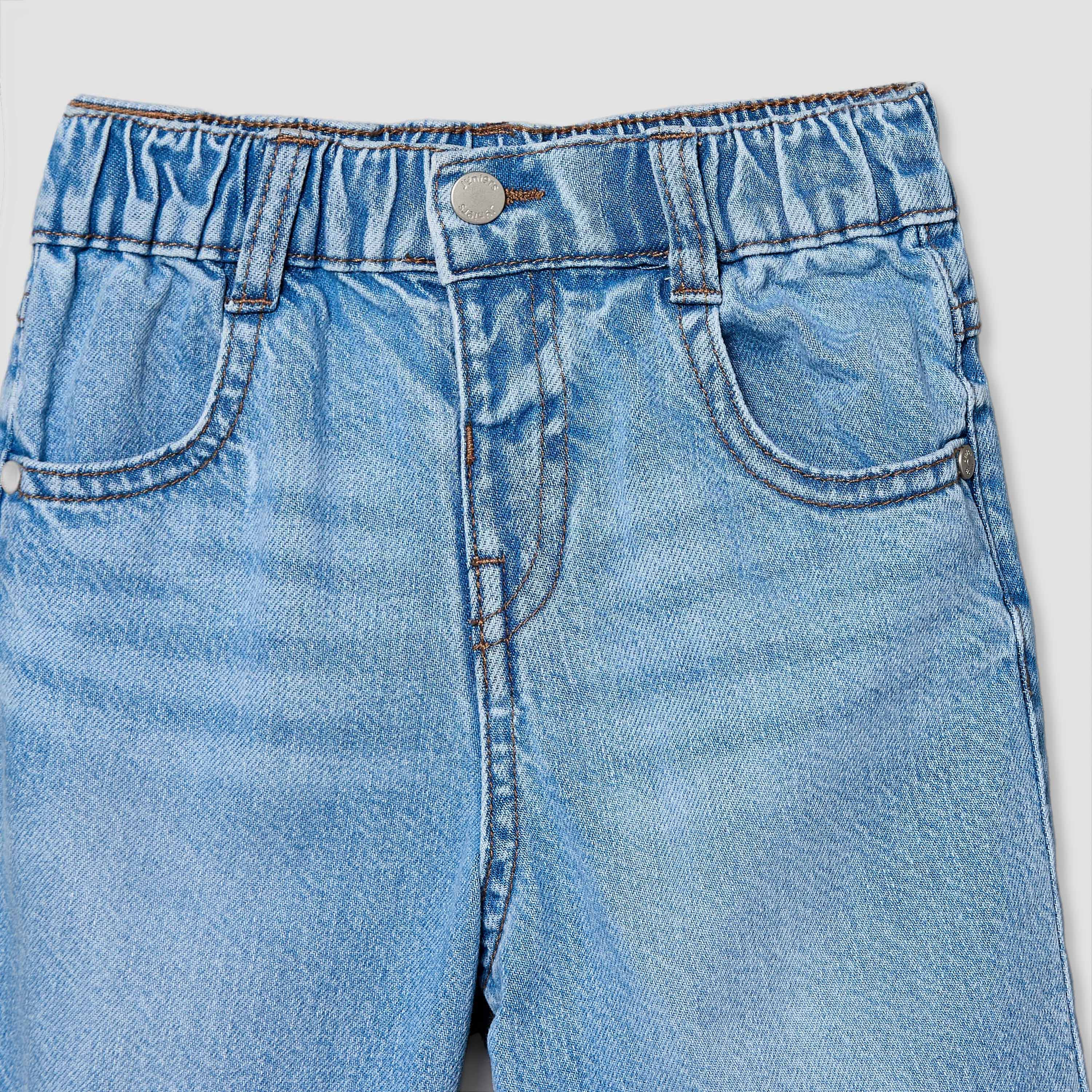 بنطلون جينز بخصر متوسط الارتفاع مع جيوب من جونيورز-boys-clothing-bottoms-jeans-image-4