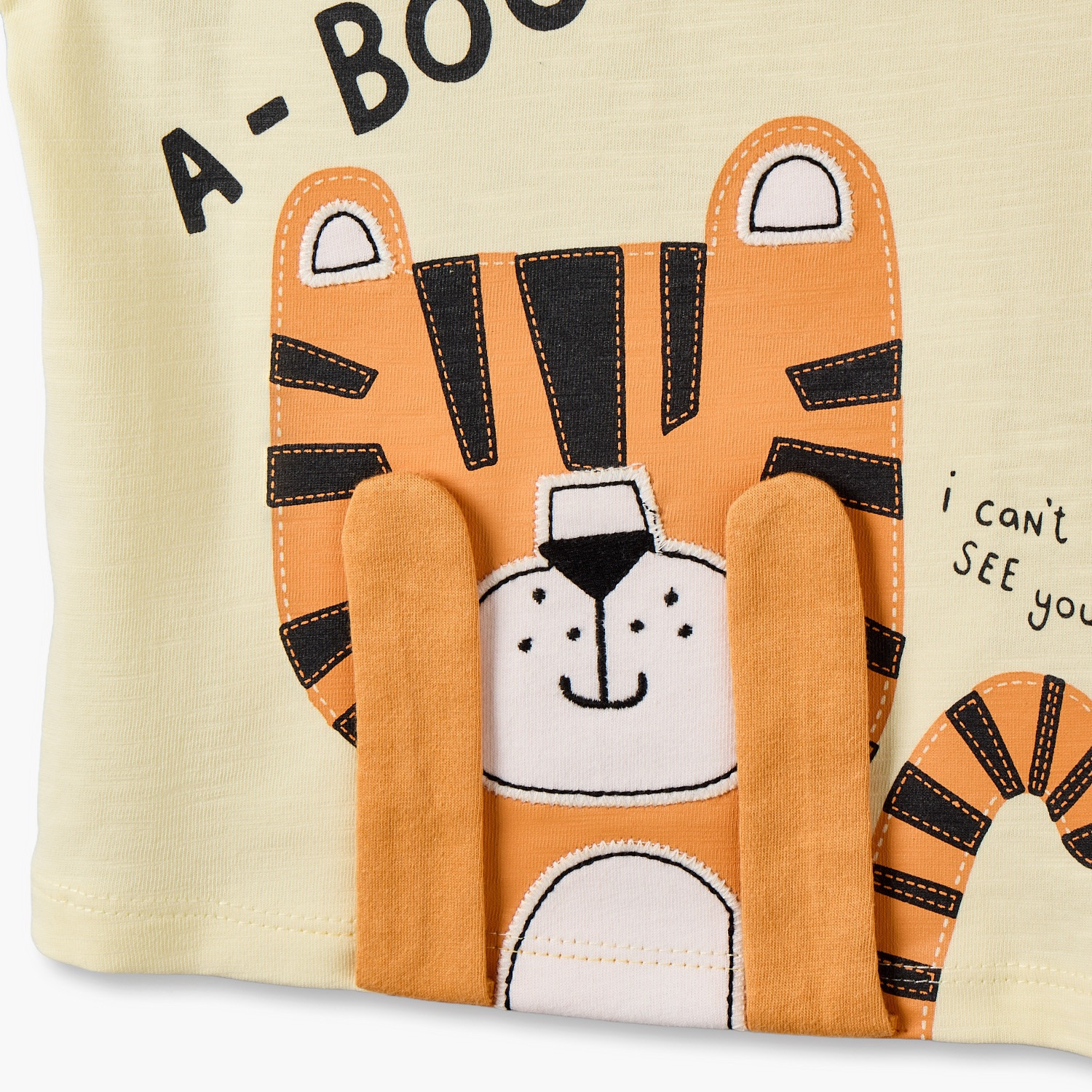 Juniors Crew Neck Short Sleeves T-shirt with Tiger Print-baby-boys-clothing-tshirtsandpolos-image-5