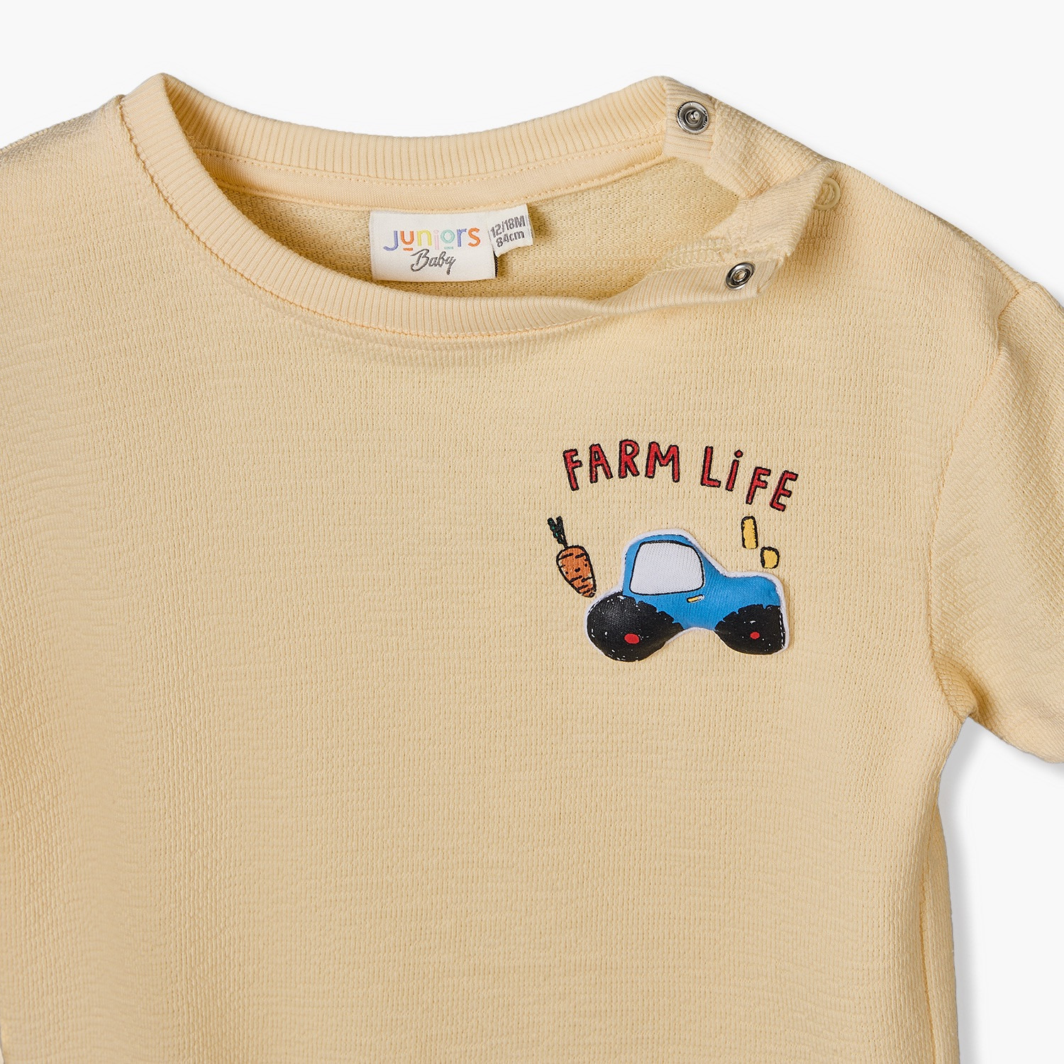 Juniors Crew Neck Short Sleeves T-shirt with Farm Print-baby-boys-clothing-tshirtsandpolos-image-3
