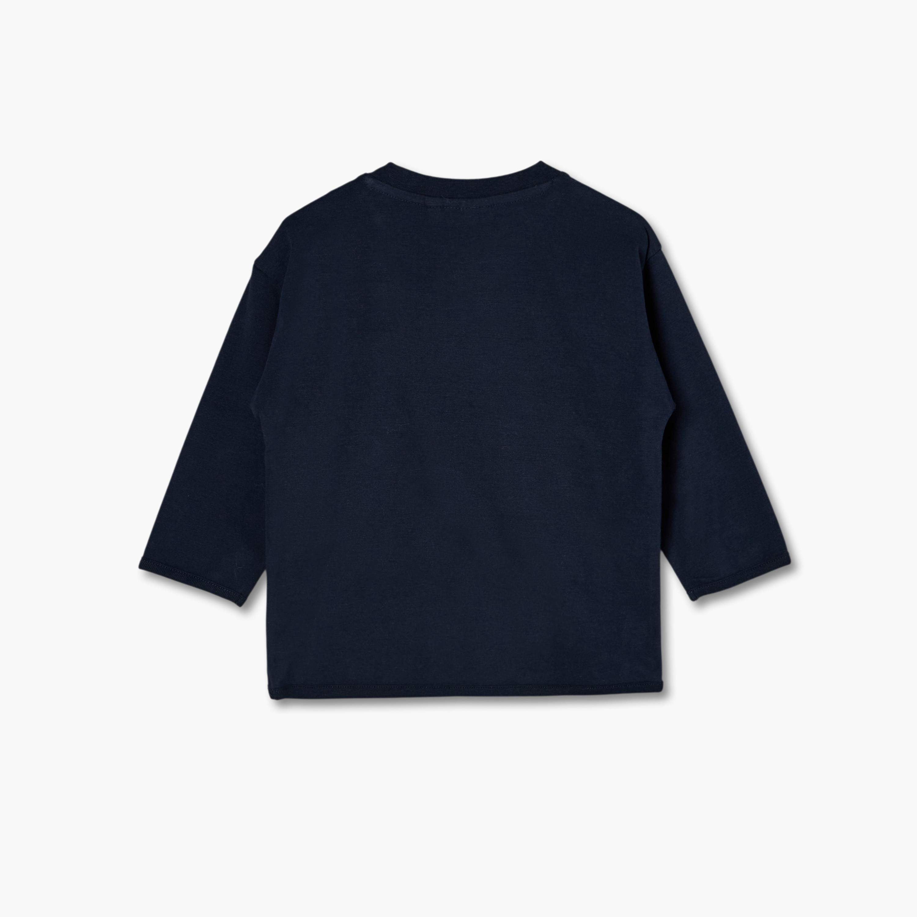 تيشيرت بأكمام طويلة وزخارف فيل من جونيورز-baby-boys-clothing-tshirtsandpolos-image-2