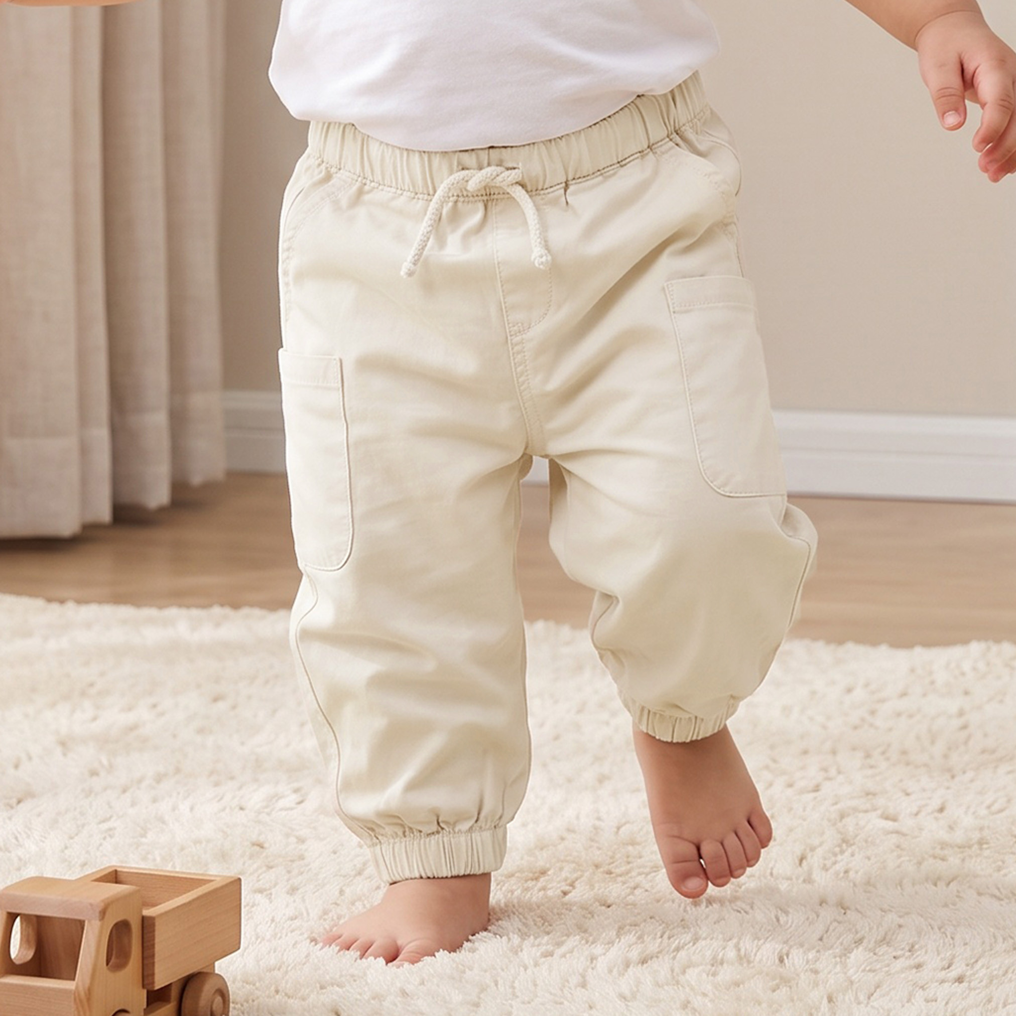 Juniors Trousers with Pockets, Drawstring Waist-boys-clothing-bottoms-trousers-image-1