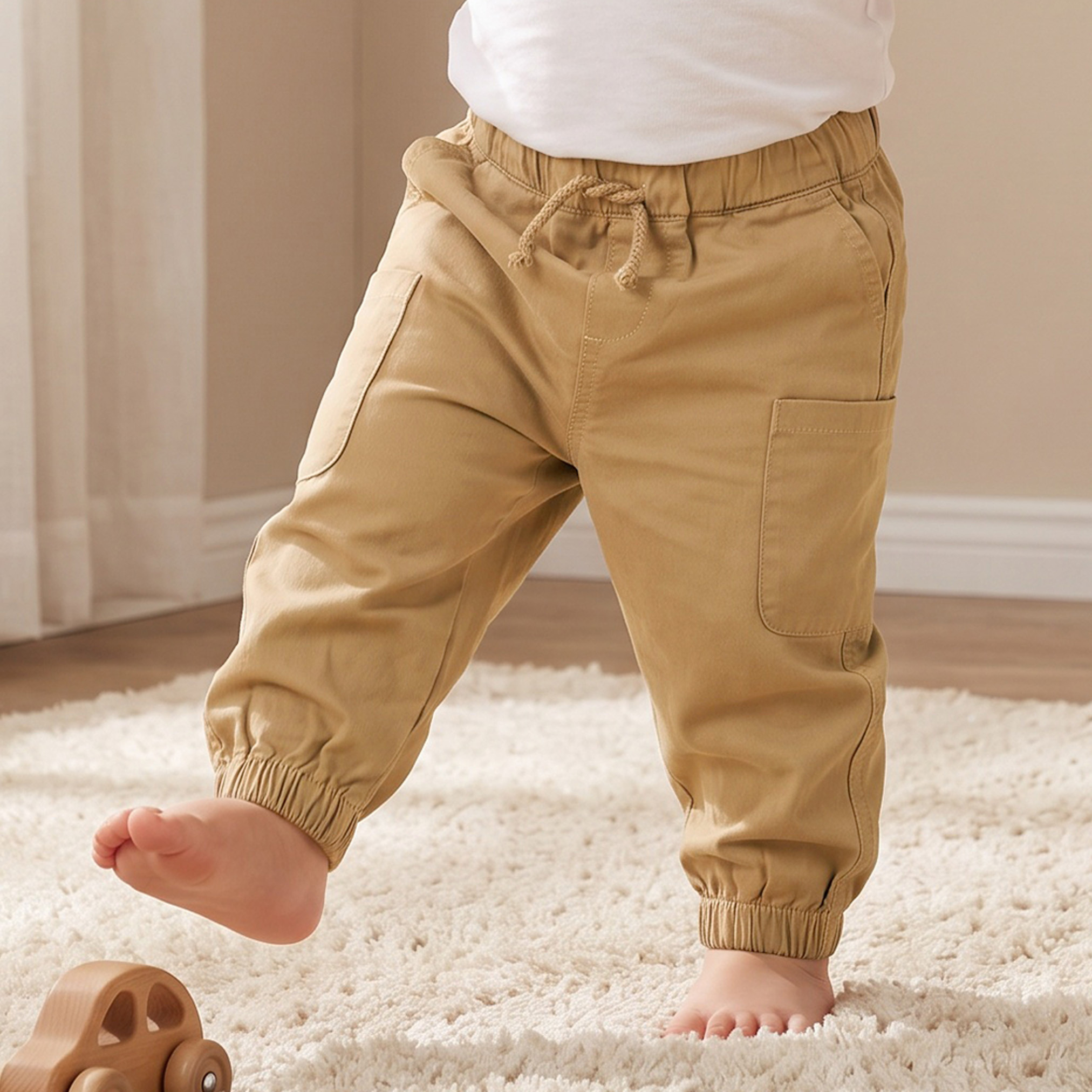 Juniors Trousers with Pockets, Drawstring Waist-boys-clothing-bottoms-trousers-image-1