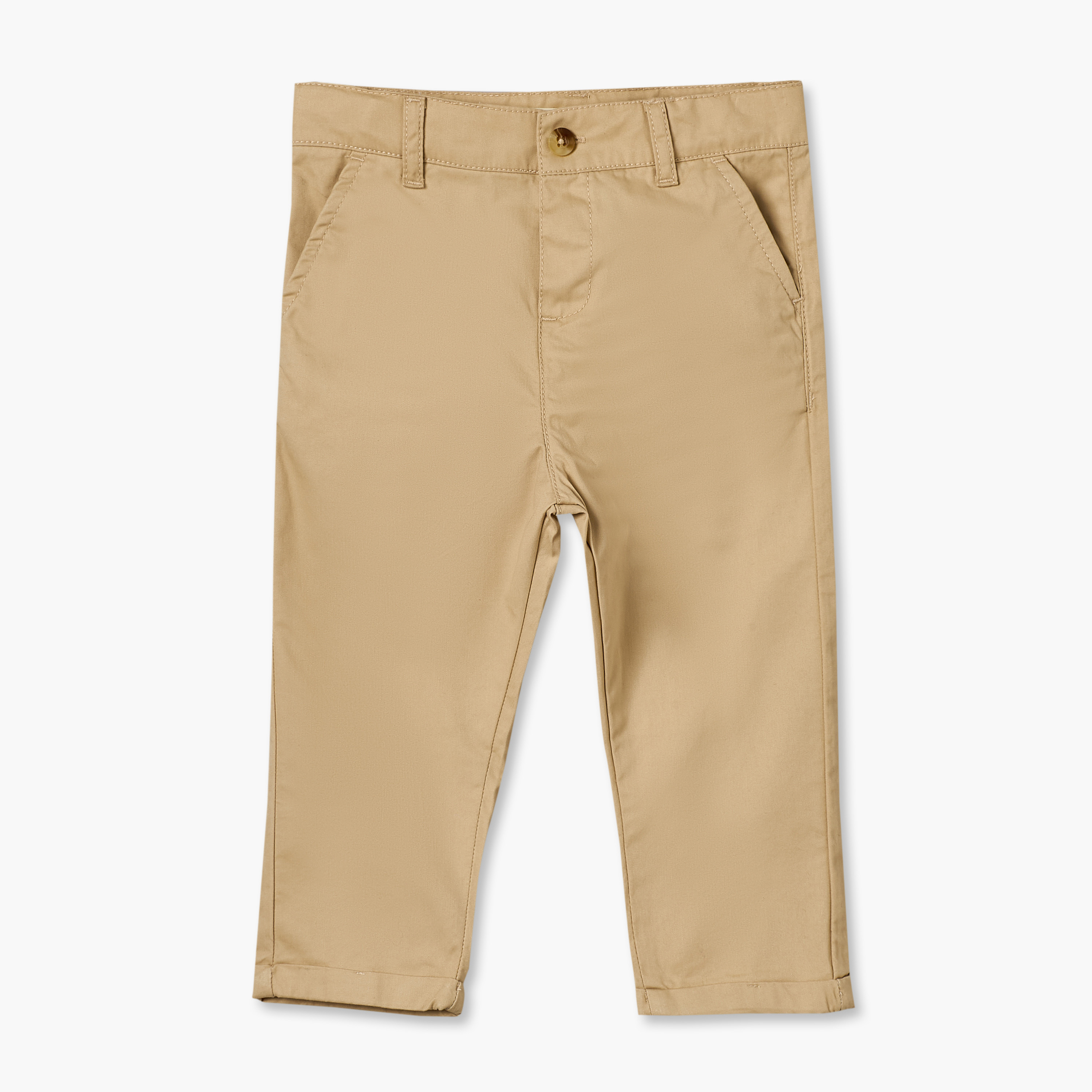 Juniors Trousers with Pockets, Button Closure-baby-boys-clothing-bottoms-trousers-image-2