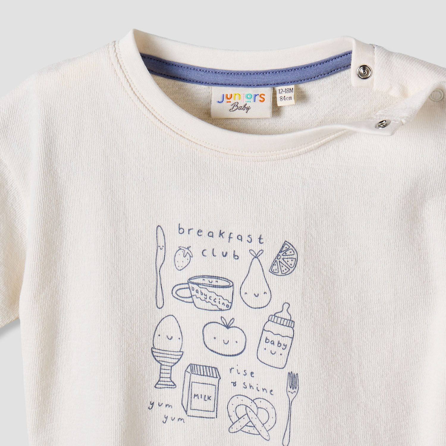 طقم تيشيرت بياقة ضيقة وأكمام قصيرة مع شورت برباط من جونيورز-baby-boys-clothing-setsandcoords-image-7