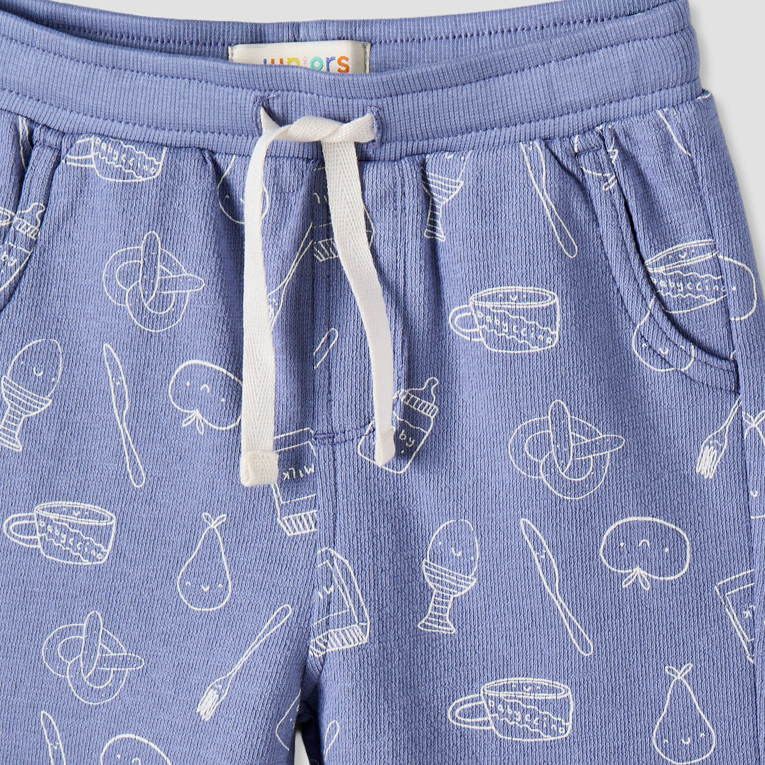 طقم تيشيرت بياقة ضيقة وأكمام قصيرة مع شورت برباط من جونيورز-baby-boys-clothing-setsandcoords-image-8