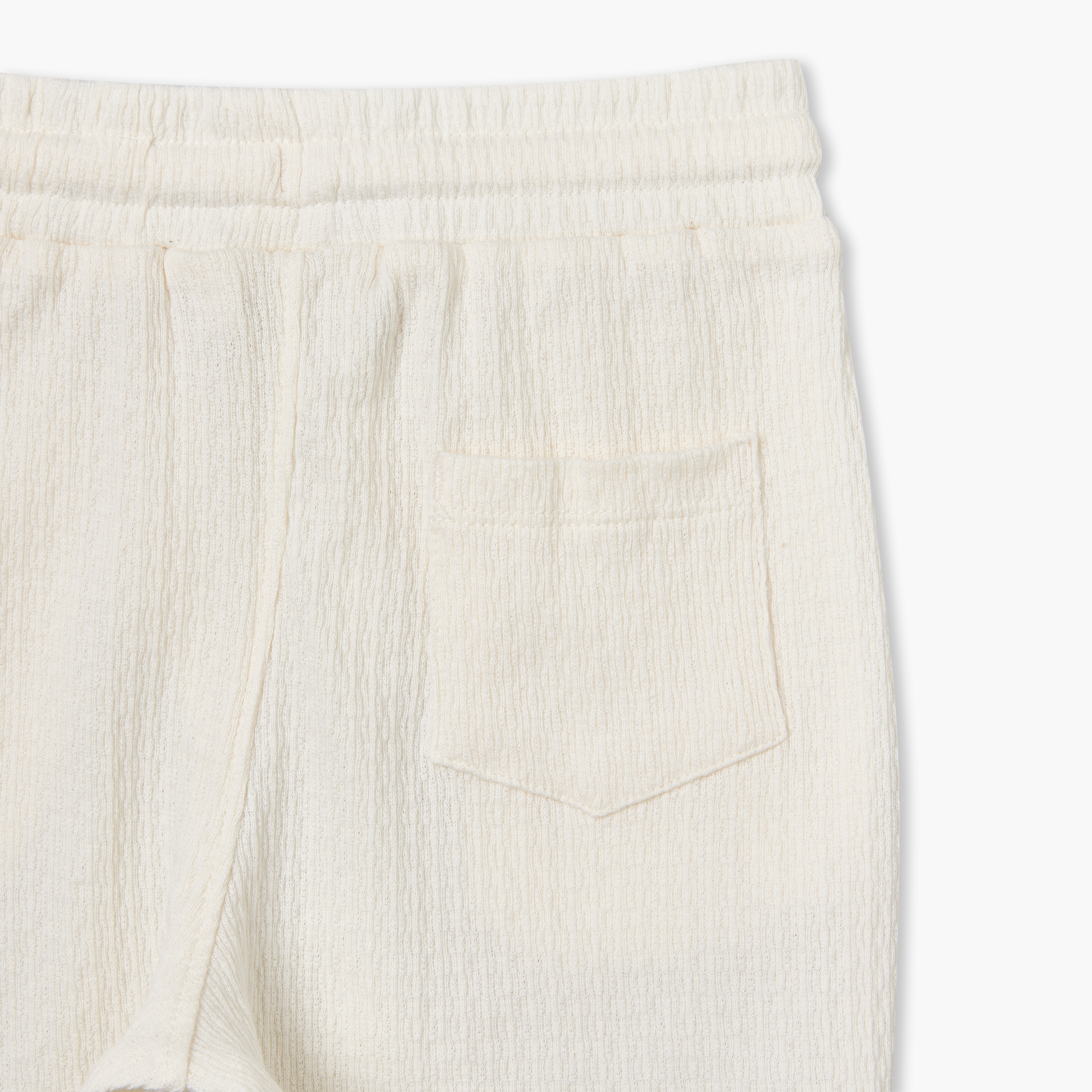 طقم شورت وقميص بارز الملمس بياقة عادية وأكمام قصيرة من جونيورز-baby-boys-clothing-setsandcoords-image-21