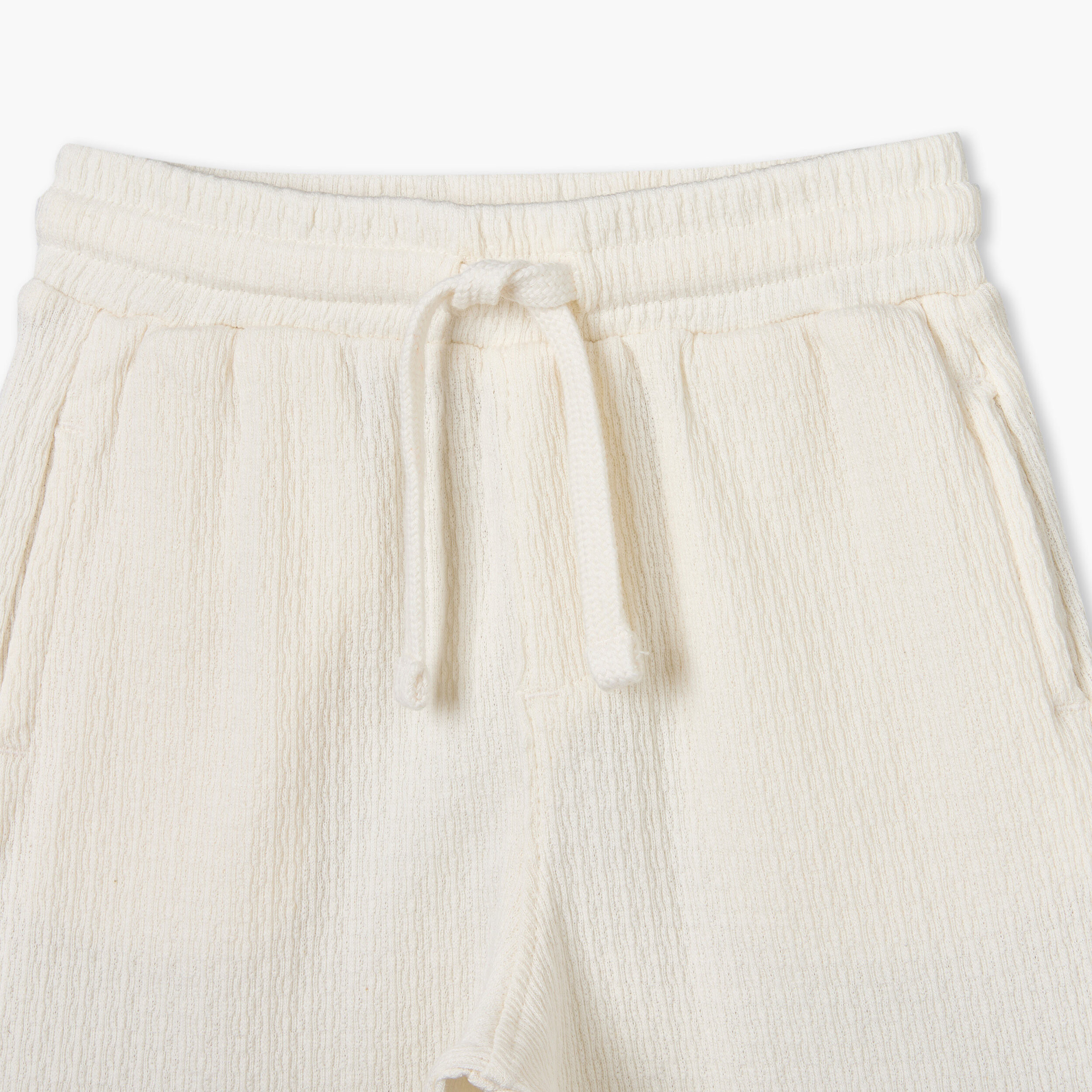 طقم شورت وقميص بارز الملمس بياقة عادية وأكمام قصيرة من جونيورز-baby-boys-clothing-setsandcoords-image-9