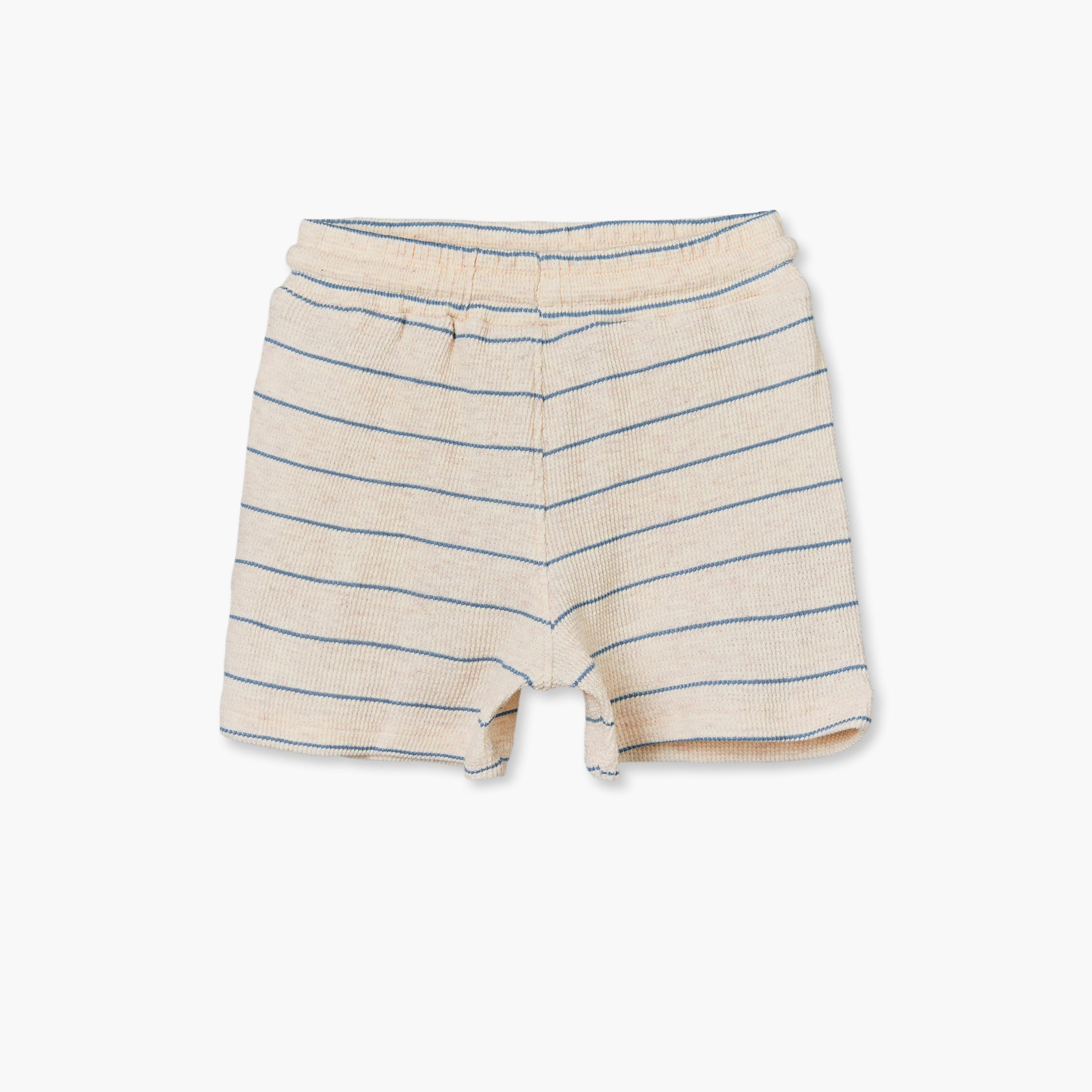 Juniors Henley Neck Short Sleeves T-shirt and Shorts Set with Stripes-baby-boys-clothing-setsandcoords-image-5