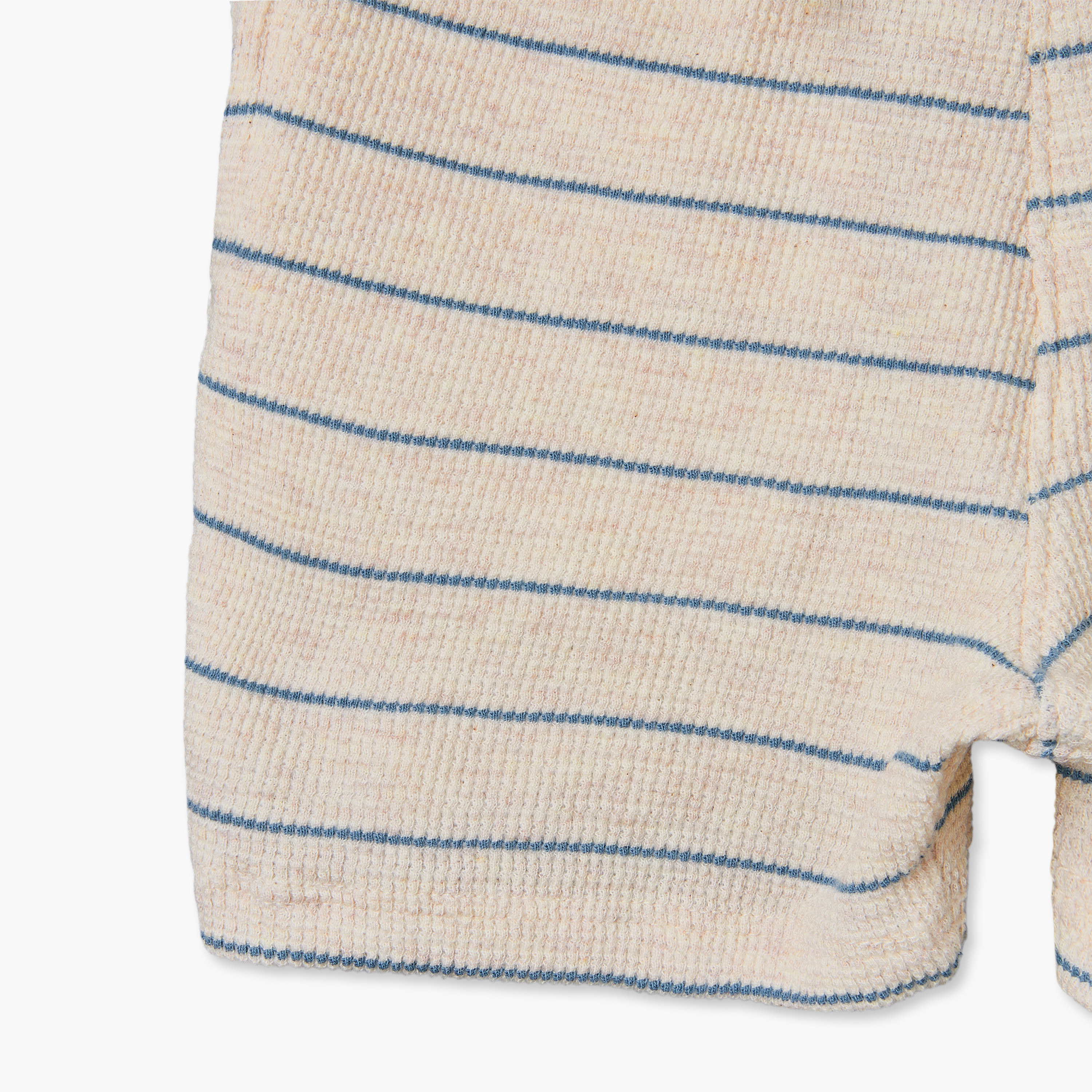 Juniors Henley Neck Short Sleeves T-shirt and Shorts Set with Stripes-baby-boys-clothing-setsandcoords-image-9