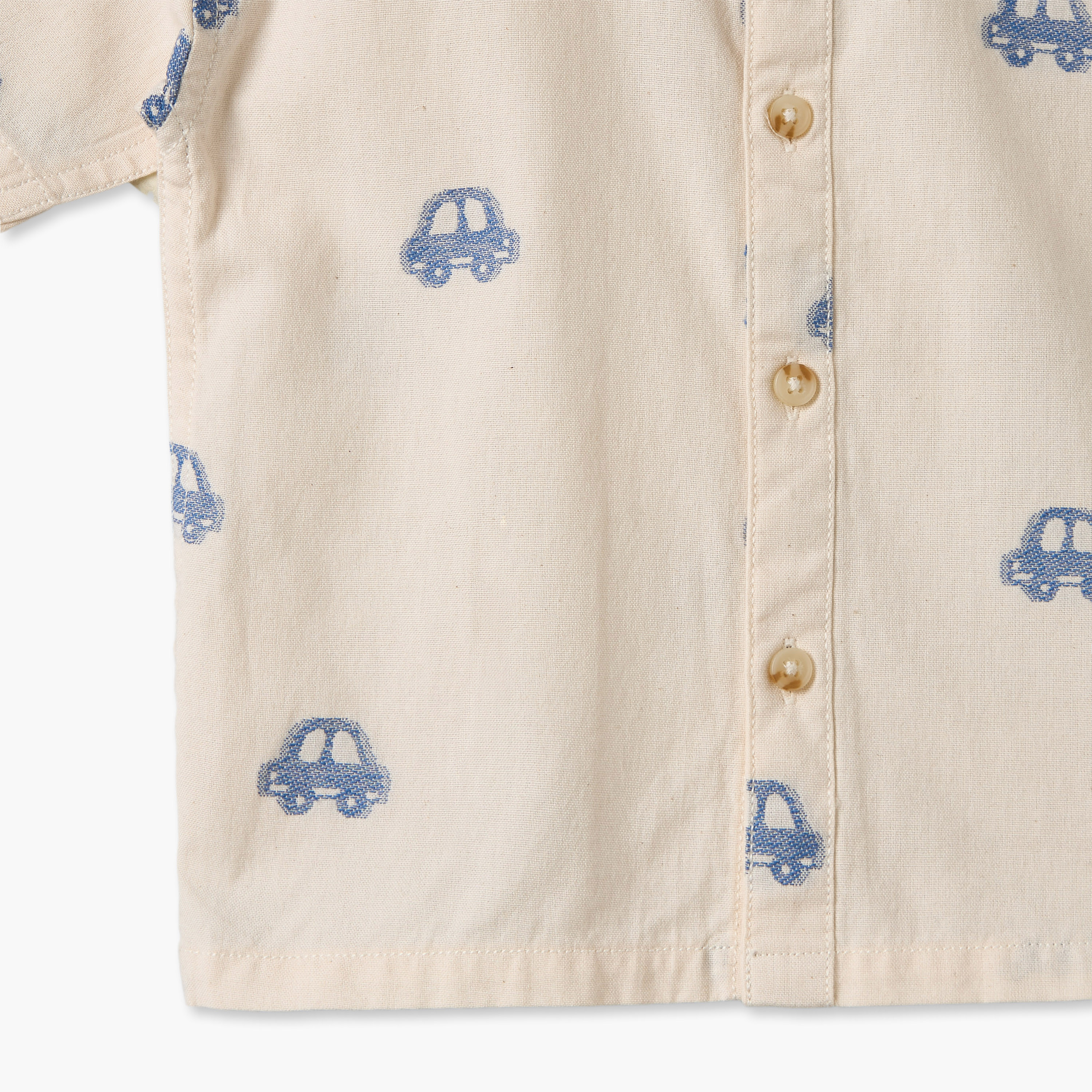 طقم شورت وقميص بياقة عادية وأكمام قصيرة وطبعات سيارات من جونيورز-baby-boys-clothing-setsandcoords-image-7