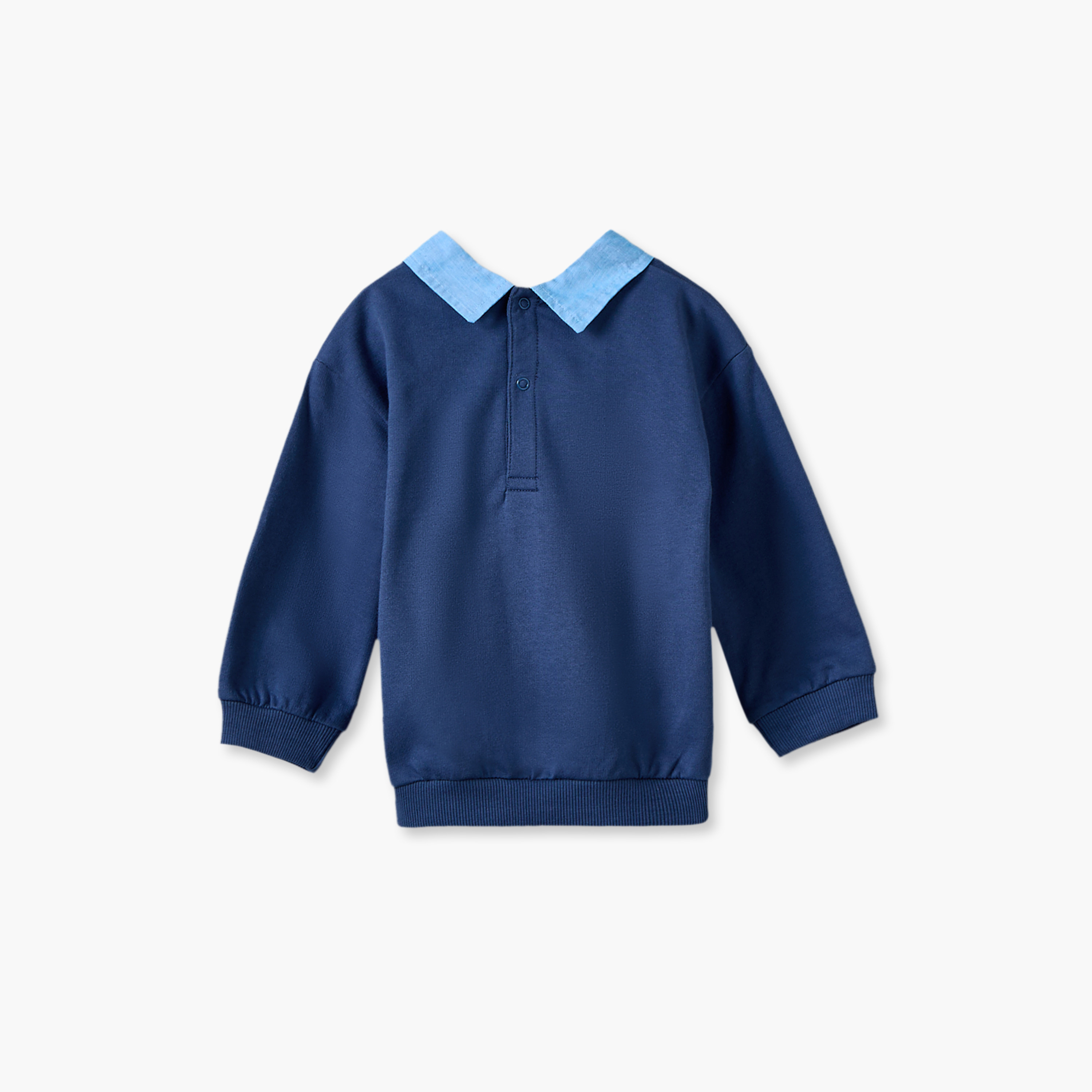طقم بنطلون وسويت شيرت بياقة وأكمام طويلة وزخارف نمر من جونيورز-baby-boys-clothing-winterwear-setsandcoords-image-5