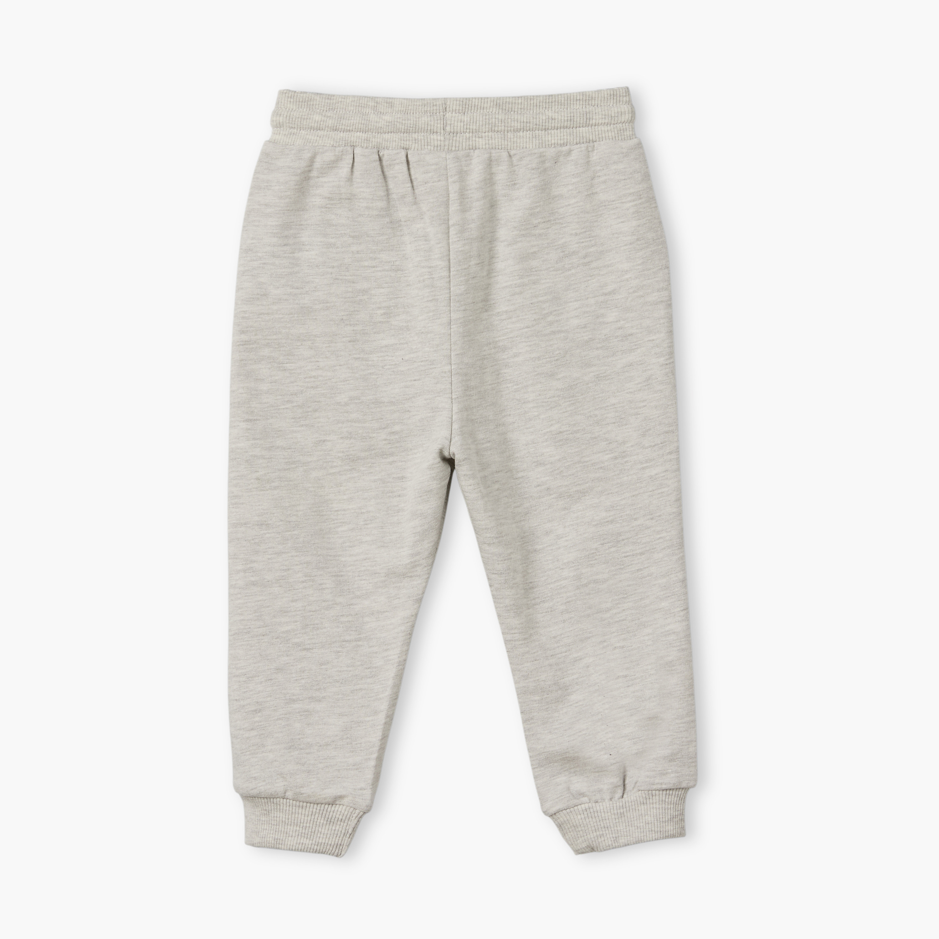 Juniors Crew Neck Long Sleeves Sweatshirt and Joggers with Applique Accent-baby-boys-clothing-setsandcoords-image-6