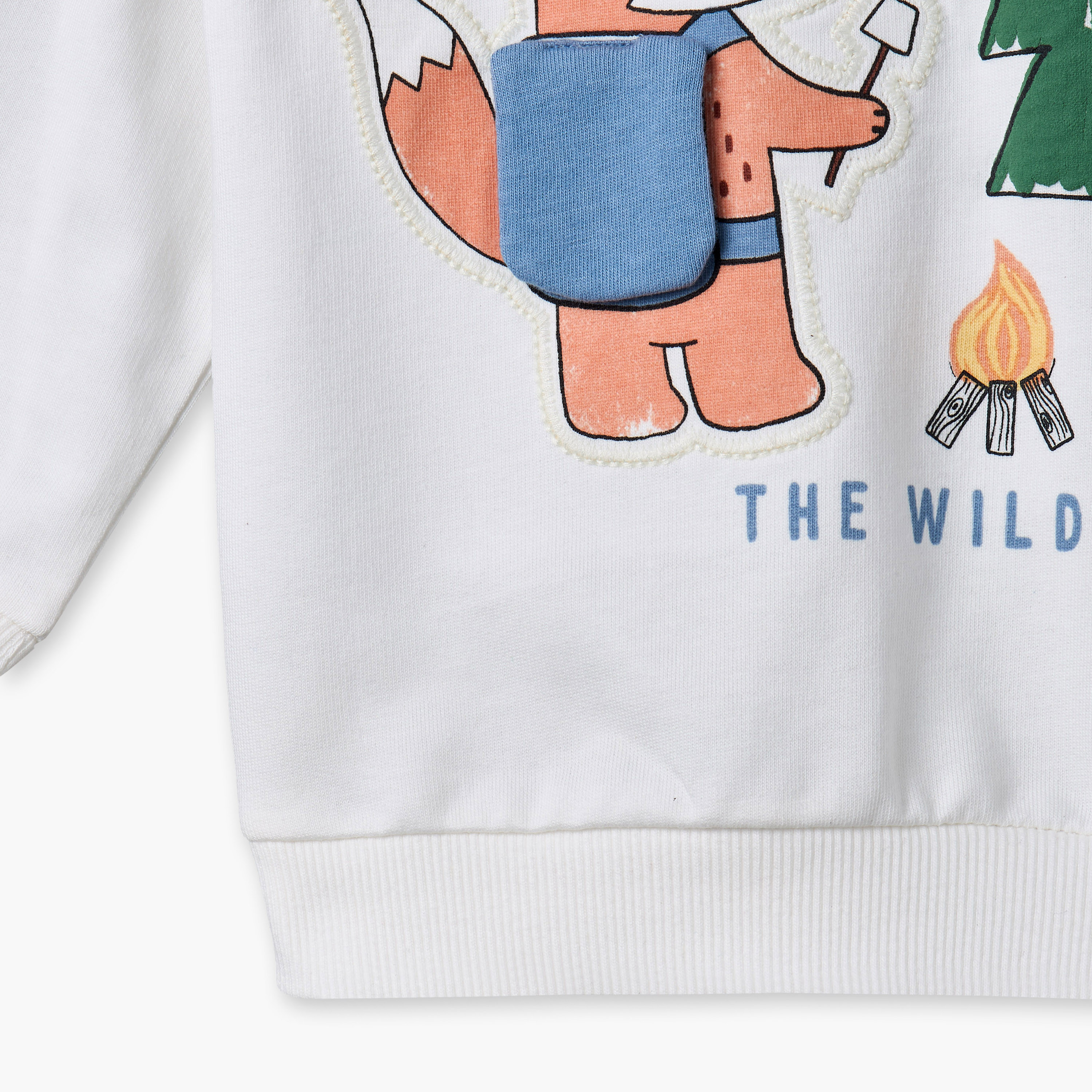 طقم سويت شيرت بياقة ضيقة وأكمام طويلة وبنطلون كارجو بتفاصيل زينة من جونيورز-baby-boys-clothing-winterwear-setsandcoords-image-7