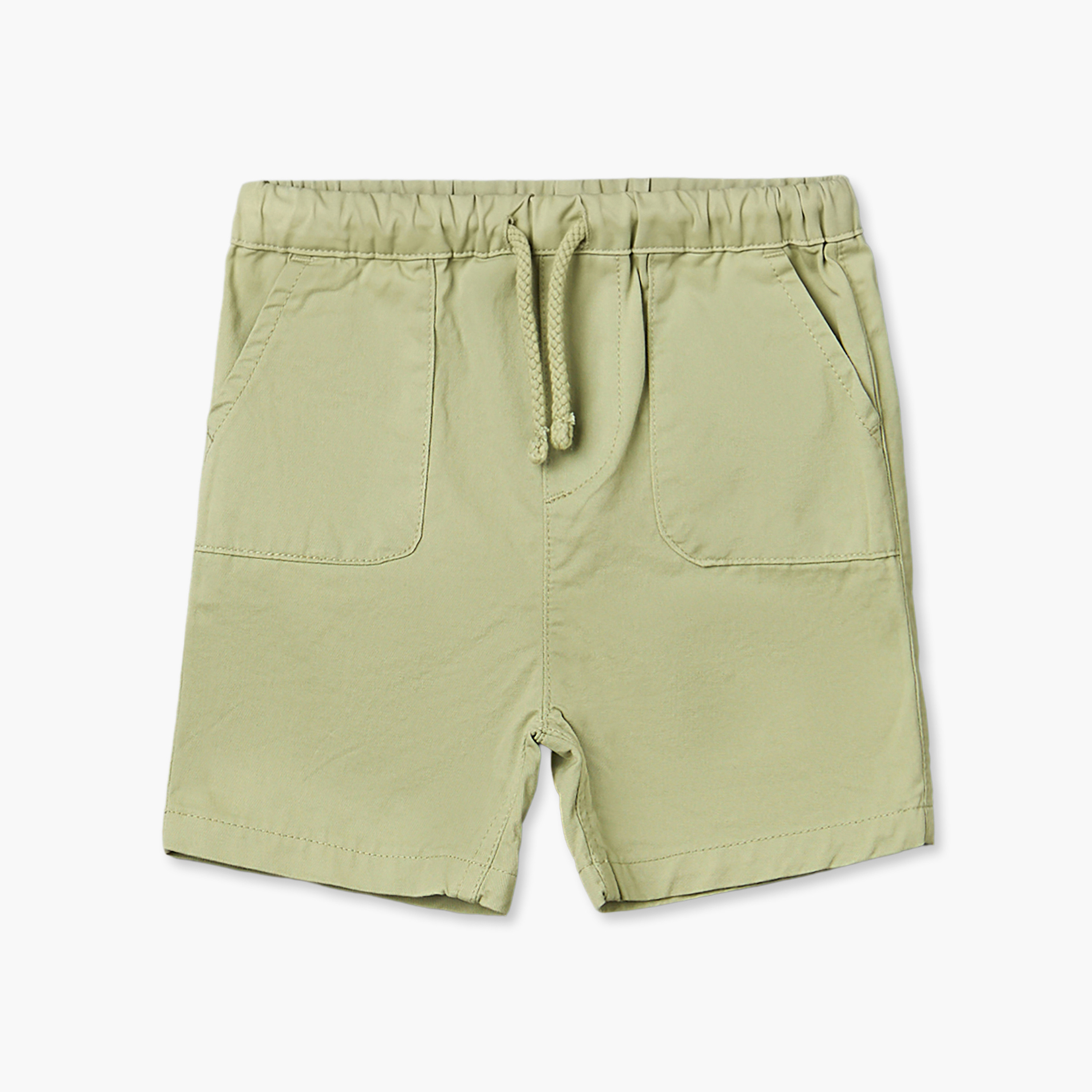 طقم تيشيرت بولو بأكمام قصيرة بياقة وبنطلون قصير بطبعات زهرية من جونيورز-baby-boys-clothing-setsandcoords-image-4
