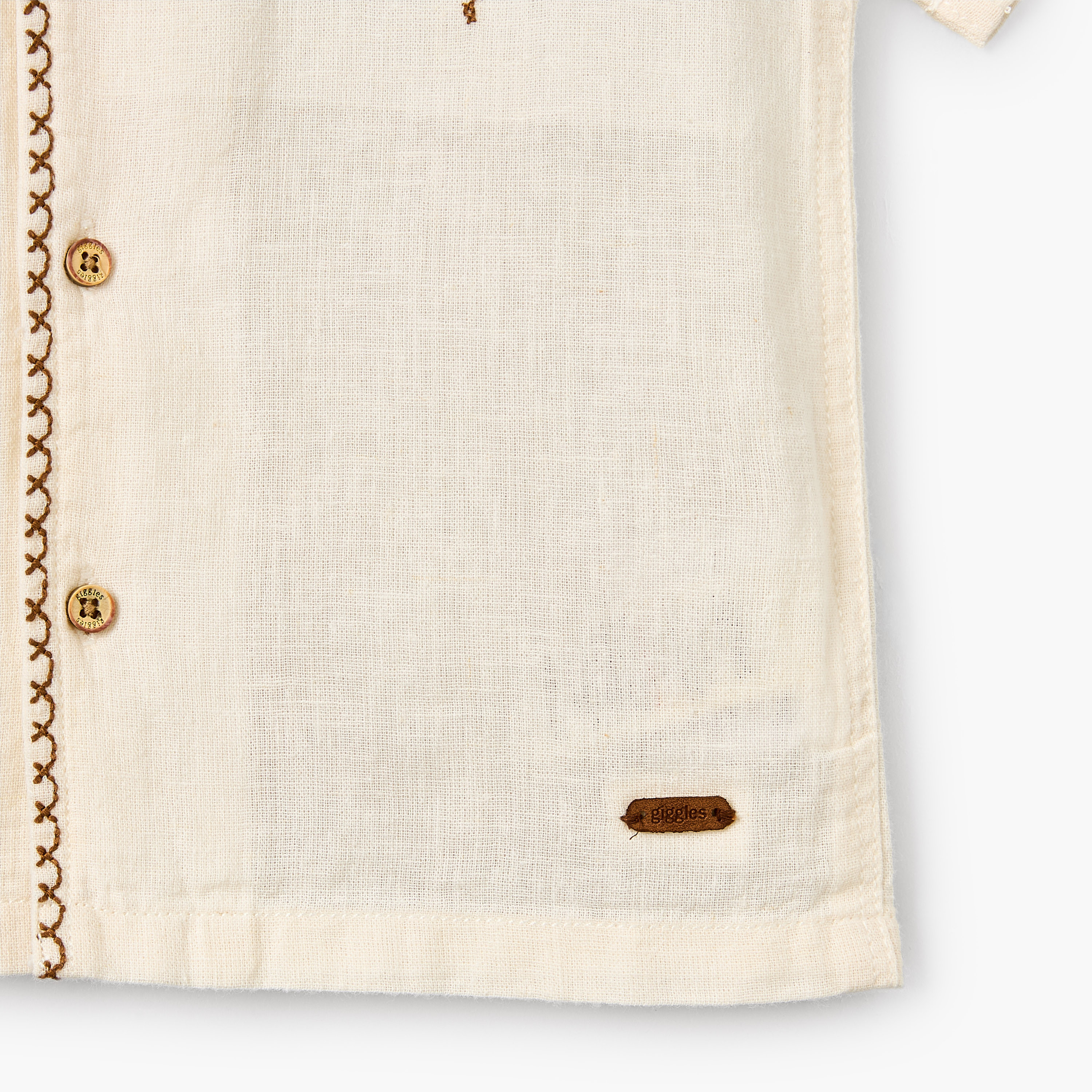 Giggles Short Sleeves Shirt with Embroidery-baby-boys-clothing-shirts-image-5