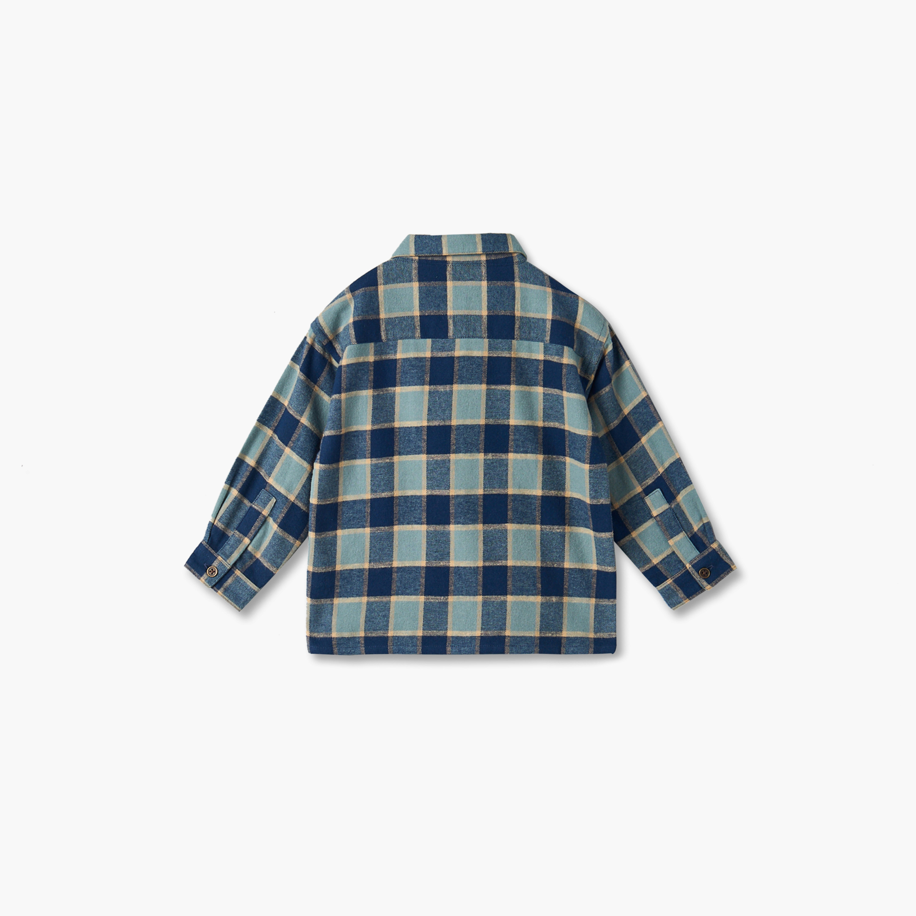 Giggles Long Sleeves Shirt with Checked Design-baby-boys-clothing-shirts-image-3