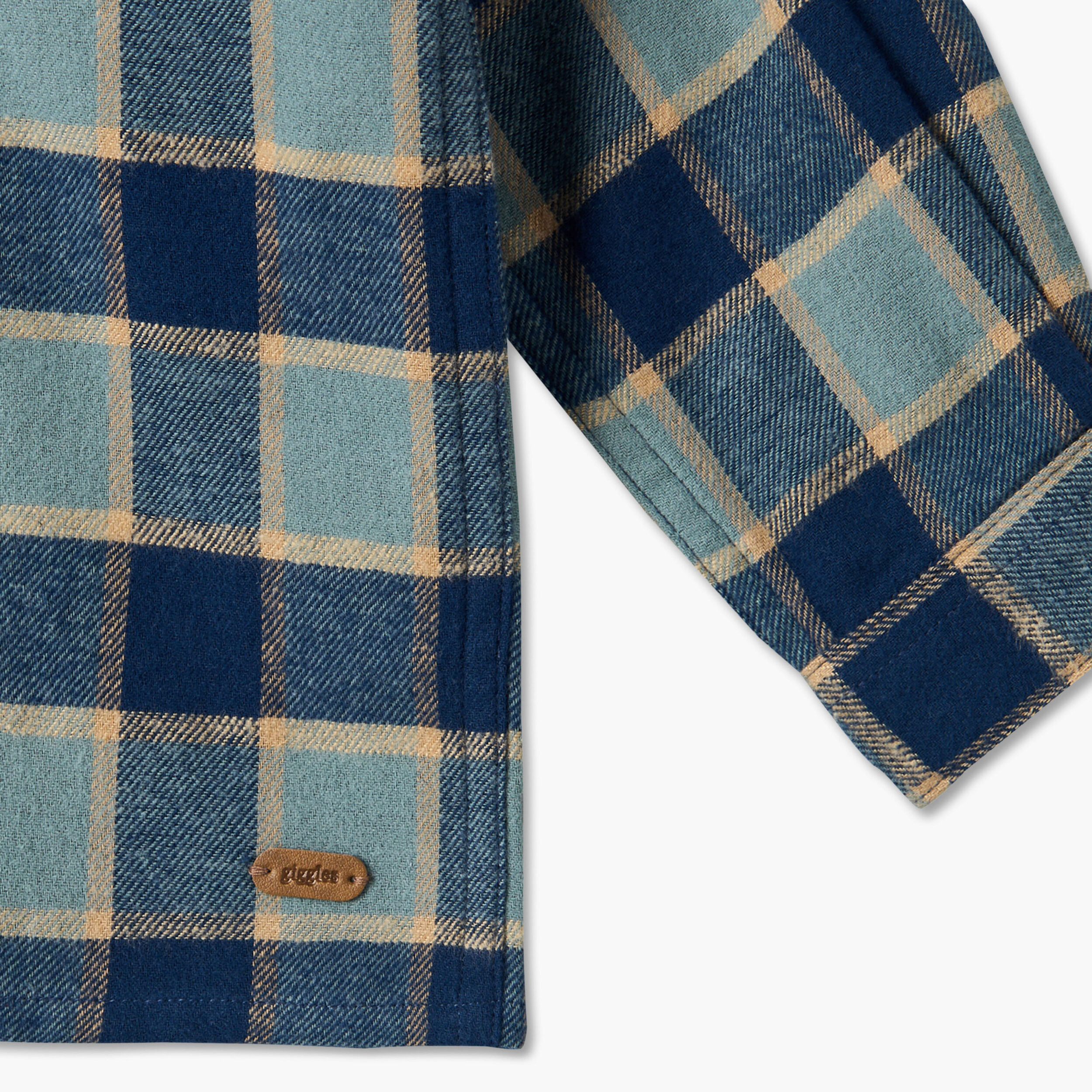 Giggles Long Sleeves Shirt with Checked Design-baby-boys-clothing-shirts-image-5