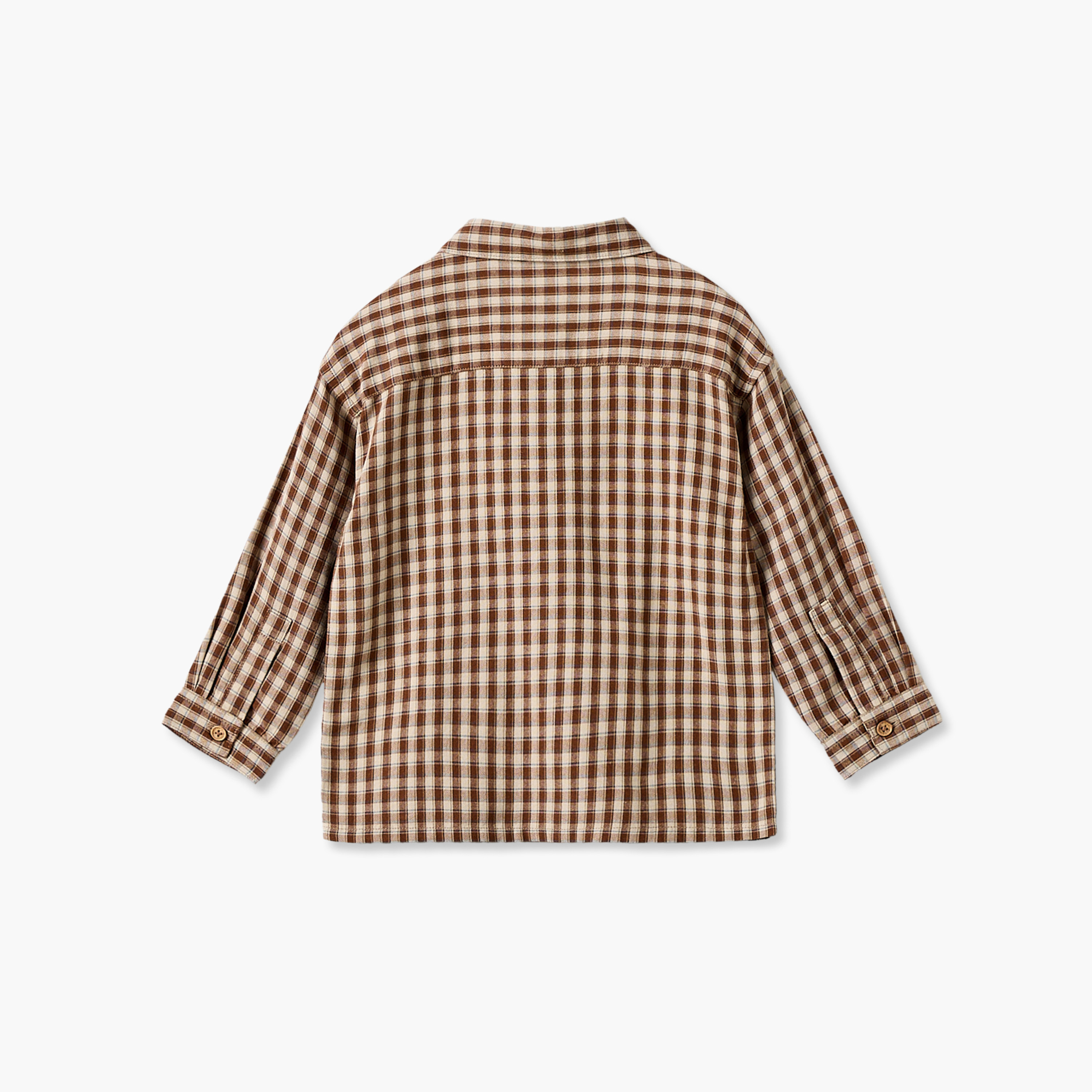 قميص كاروهات بأكمام طويلة من جيجلز-baby-boys-clothing-shirts-image-2