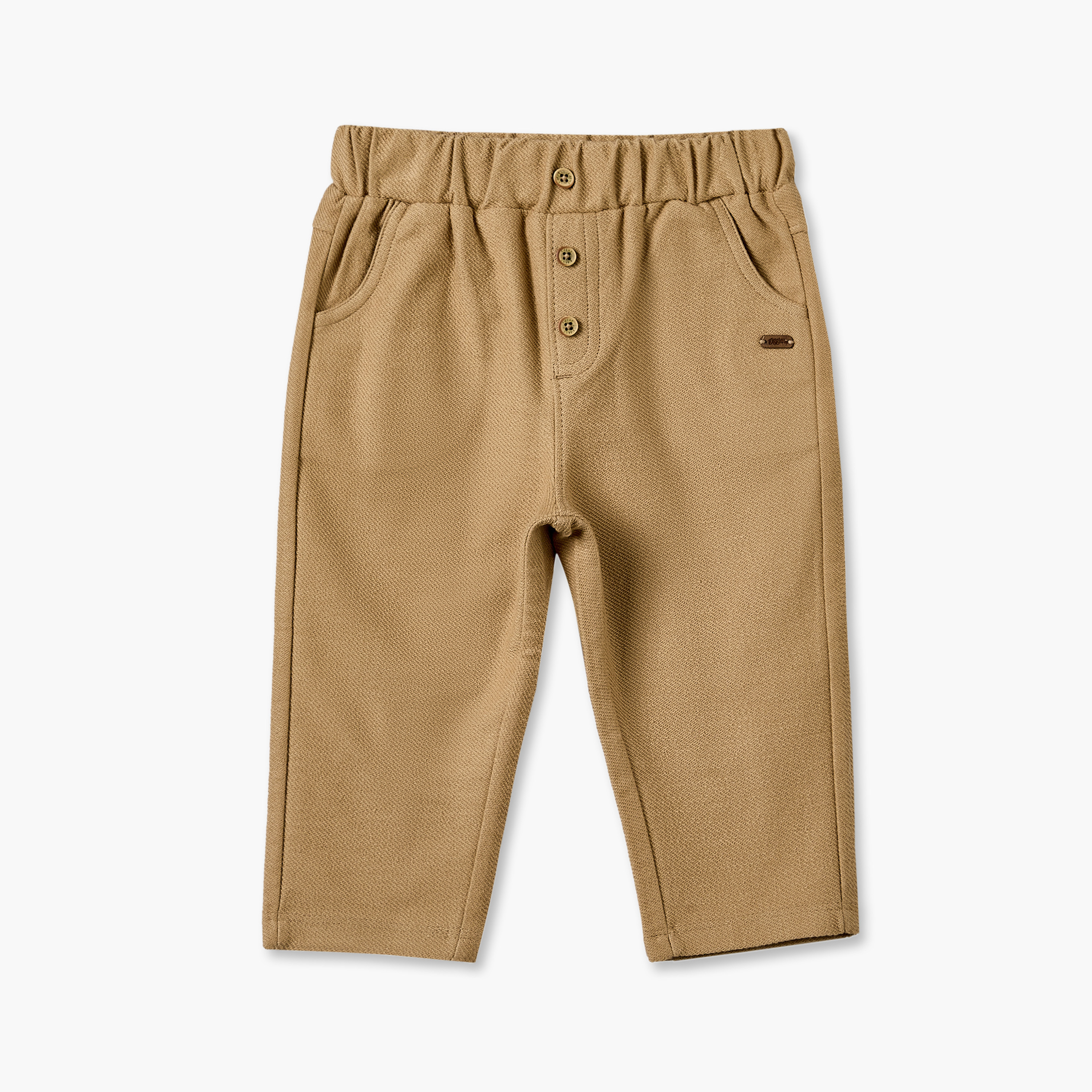 Giggles Trousers with Pockets, Elasticated Waist-boys-clothing-bottoms-trousers-image-1