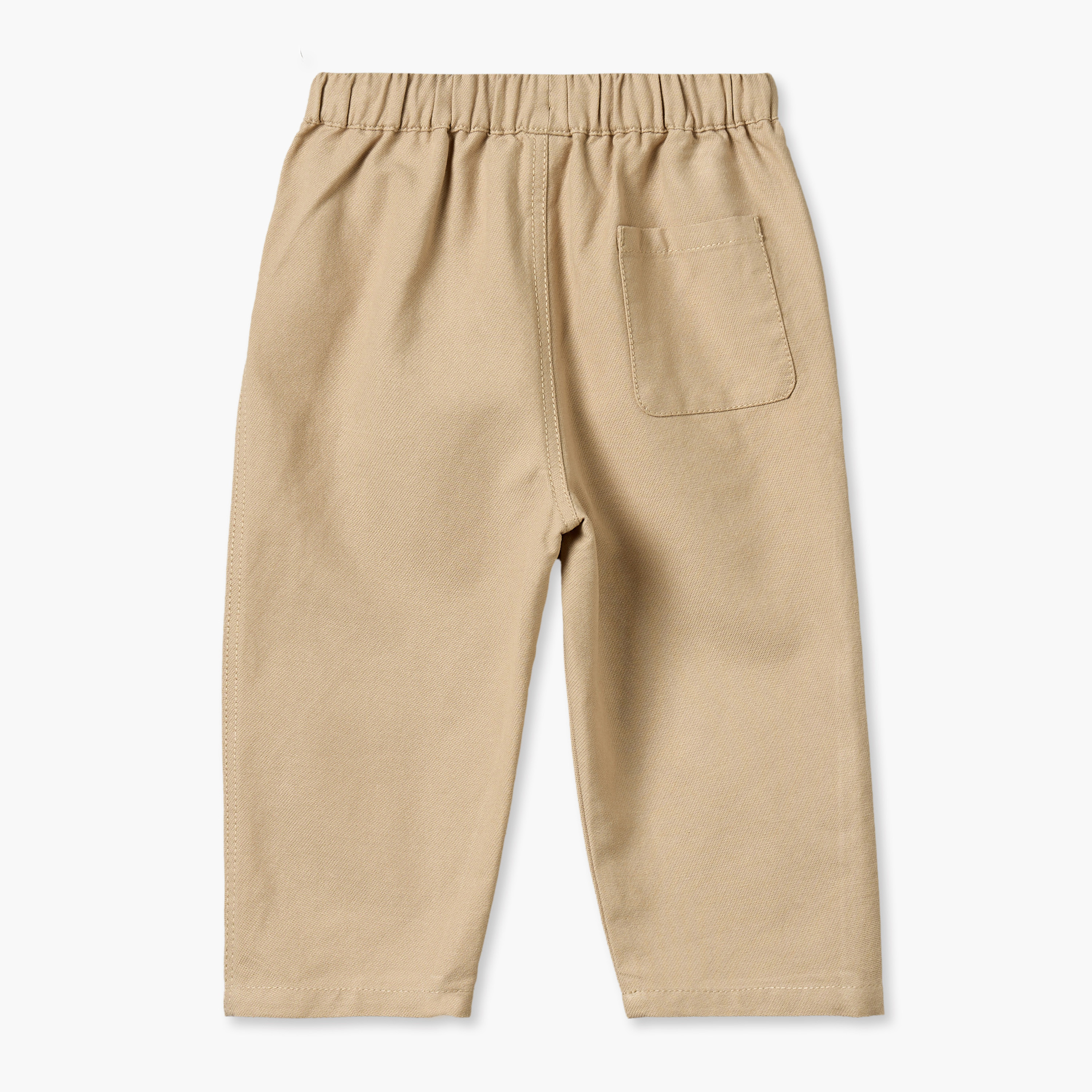 Giggles Pleated Trousers with Elasticated Drawstring-boys-clothing-bottoms-trousers-image-3