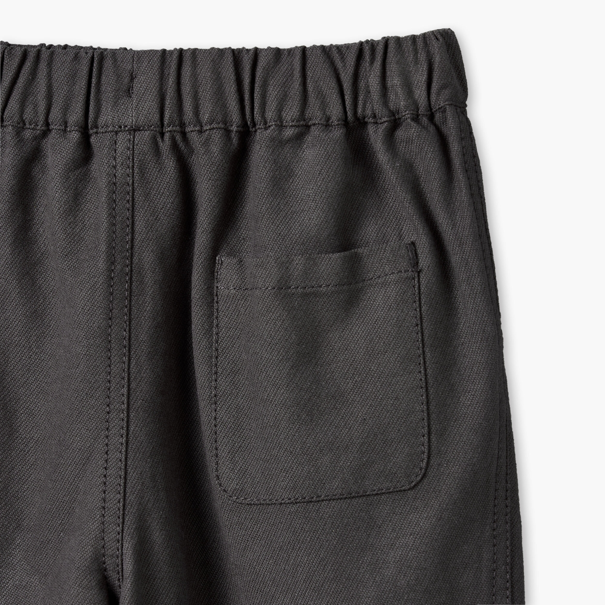 Giggles Pleated Trousers with Elasticated Drawstring Waist-boys-clothing-bottoms-trousers-image-5