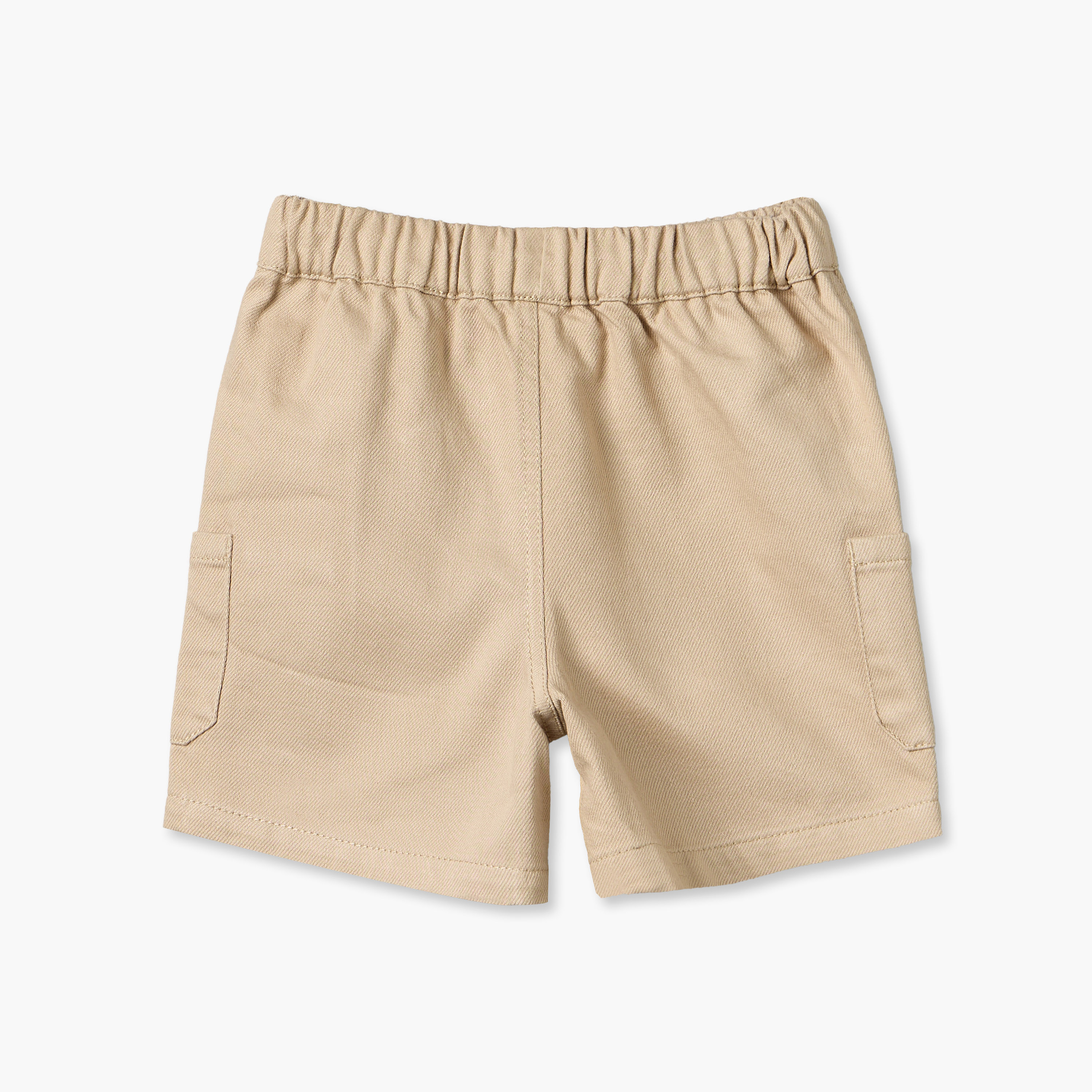 Giggles Knee Length Elasticated Drawstring Waist Shorts-baby-boys-clothing-bottoms-shorts-image-3