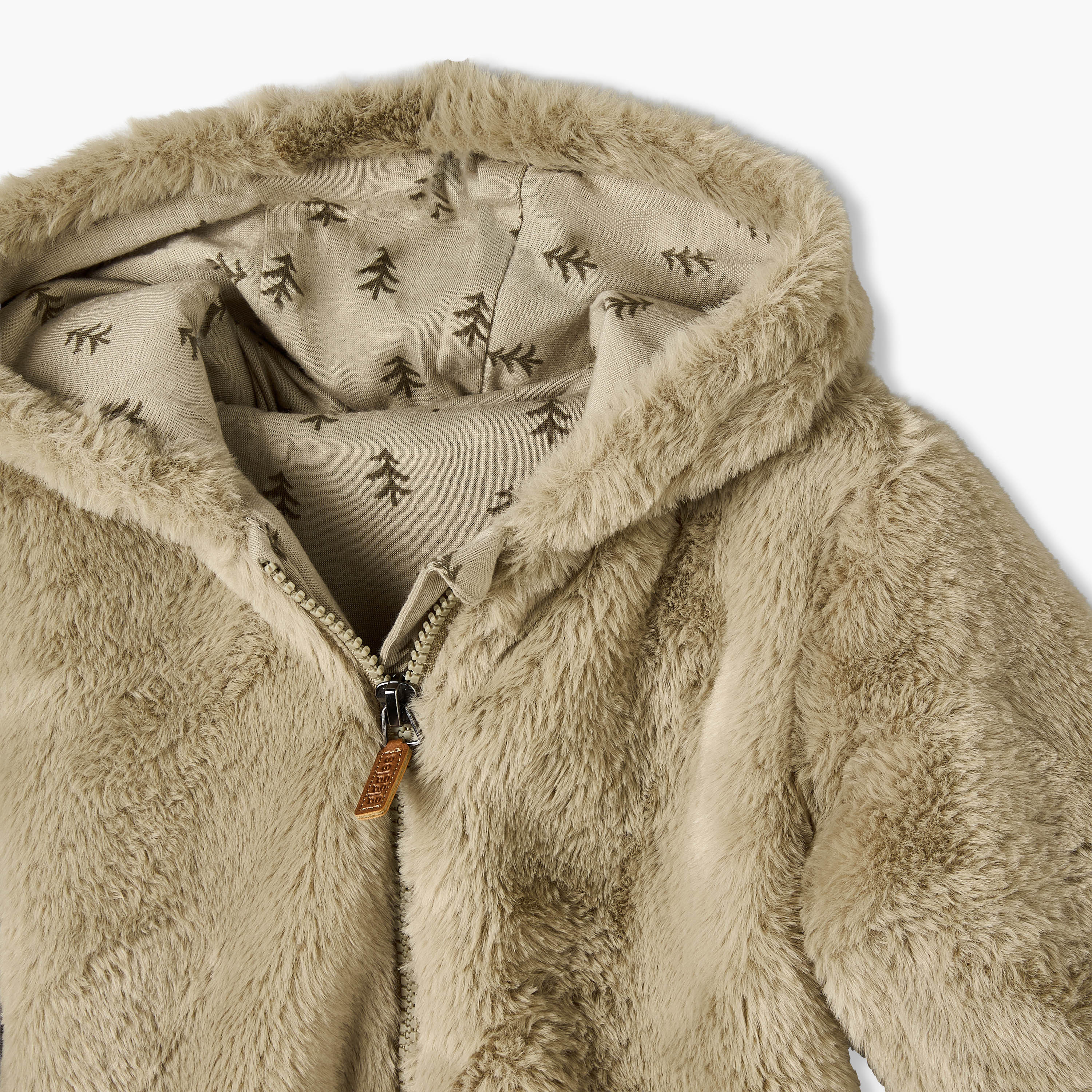 Giggles Hooded Jacket with Zip Closure-baby-boys-clothing-winterwear-jacketsandblazers-image-4