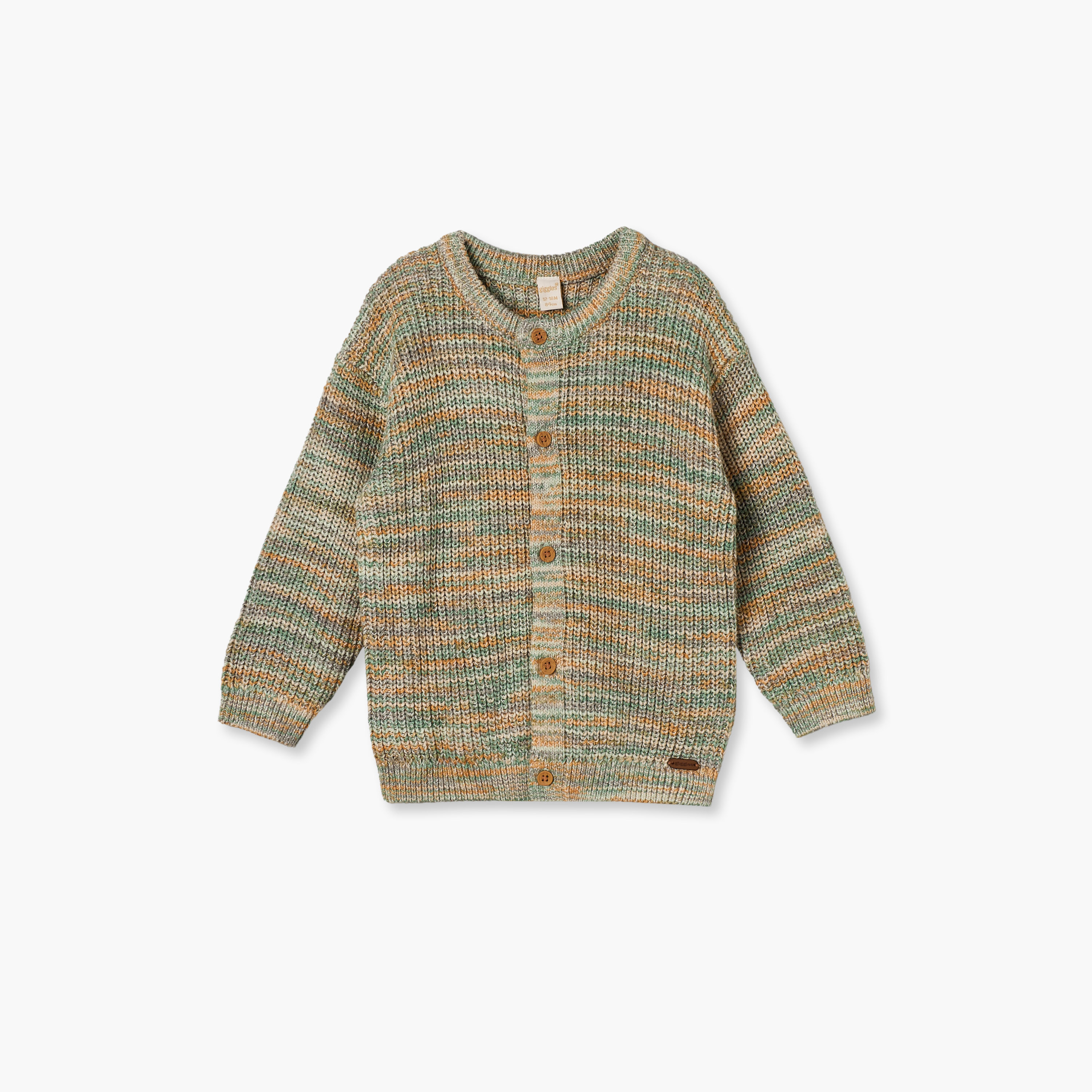 كارديجان بياقة ضيقة وأزرار إغلاق من جيجلز-baby-boys-clothing-winterwear-jumpersandcardigans-image-1