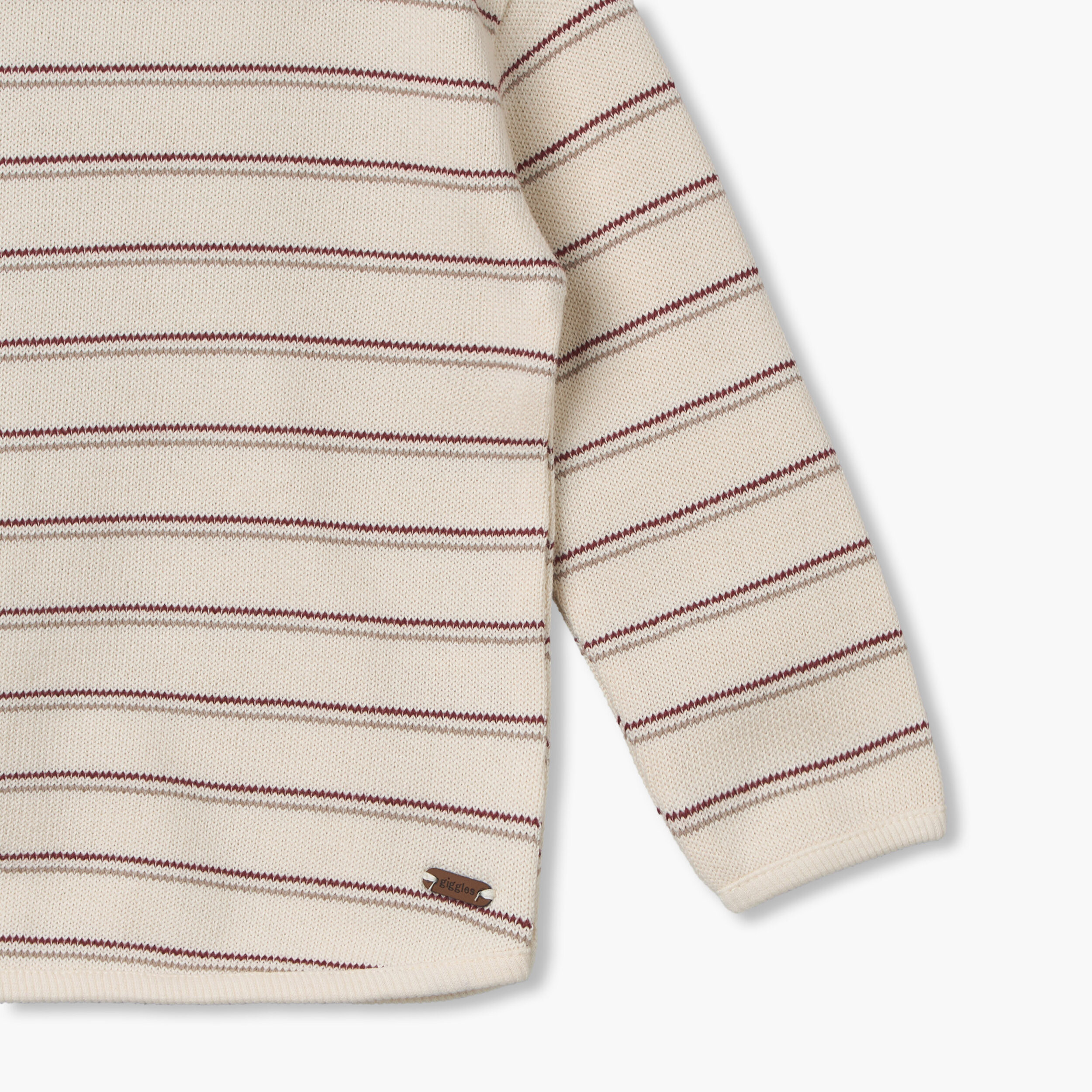 Giggles Crew Neck Sweatshirt with Snap Button Closure-baby-boys-clothing-winterwear-sweatshirts-image-5