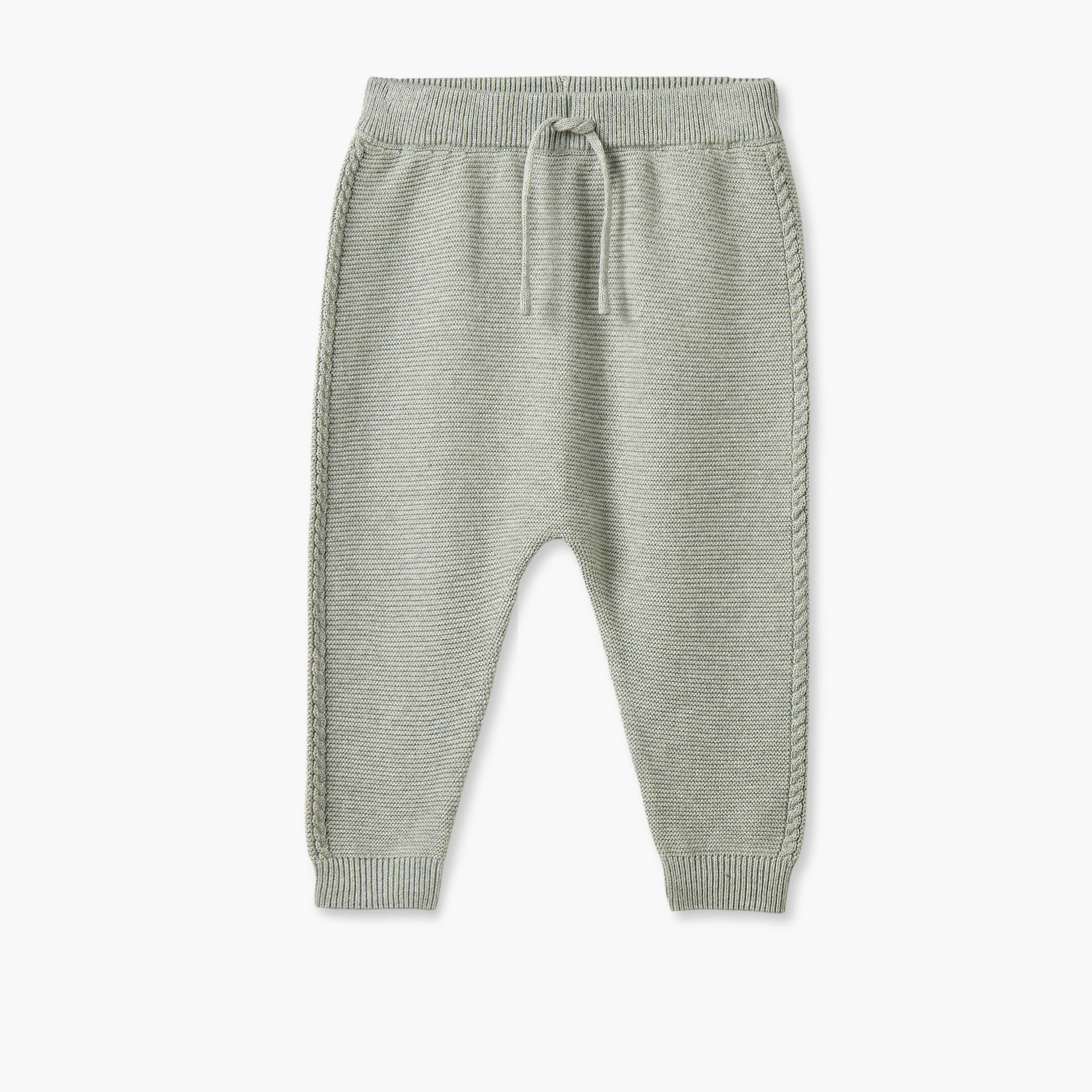 Giggles Crew Neck Long Sleeves Sweater and Joggers Set with Knitted Texture-baby-boys-clothing-winterwear-setsandcoords-image-4