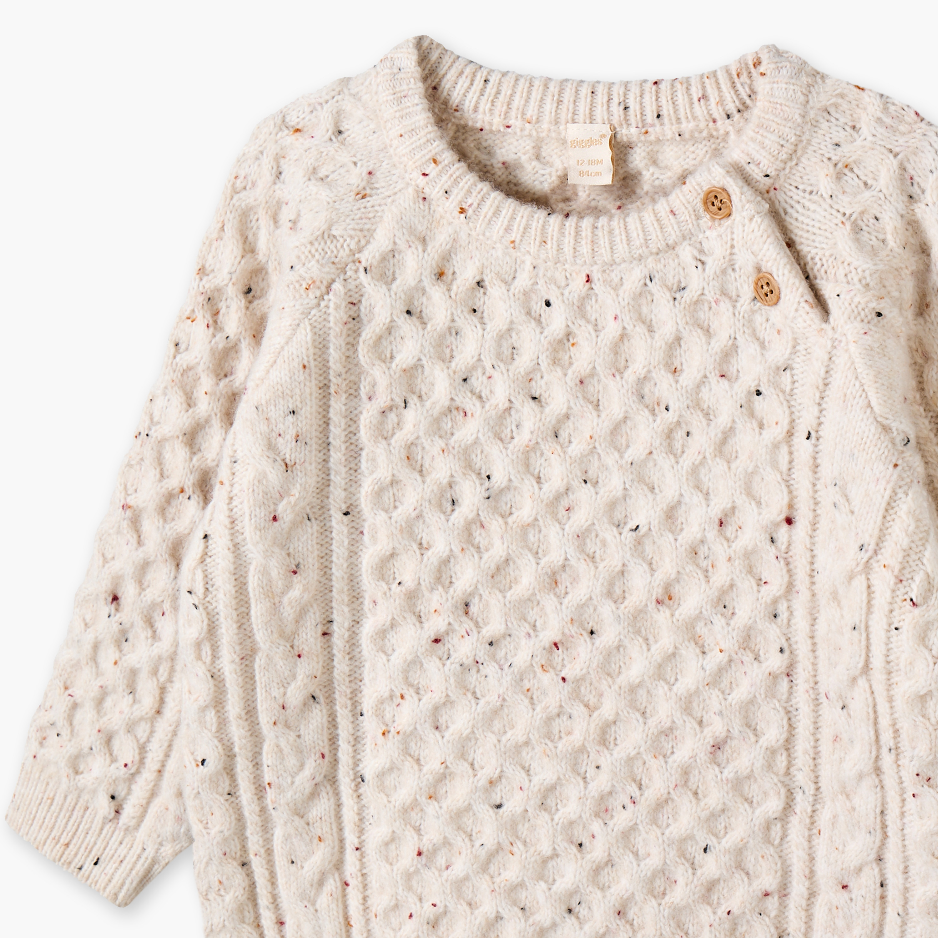 طقم كنزة وبنطلون رياضي بياقة ضيقة وأكمام طويلة وملمس محاك بارز من جيجلز-baby-boys-clothing-winterwear-setsandcoords-image-7
