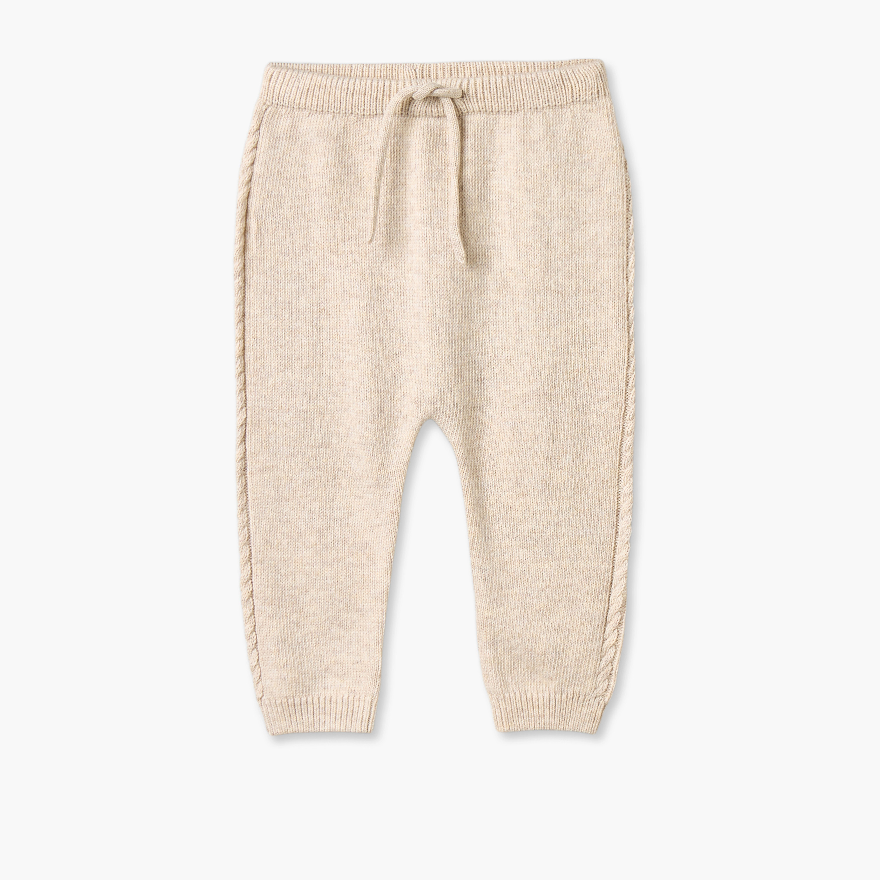 Giggles Collared Long Sleeves Cardigan and Jogger Set with Knitted Texture-baby-boys-clothing-winterwear-setsandcoords-image-4