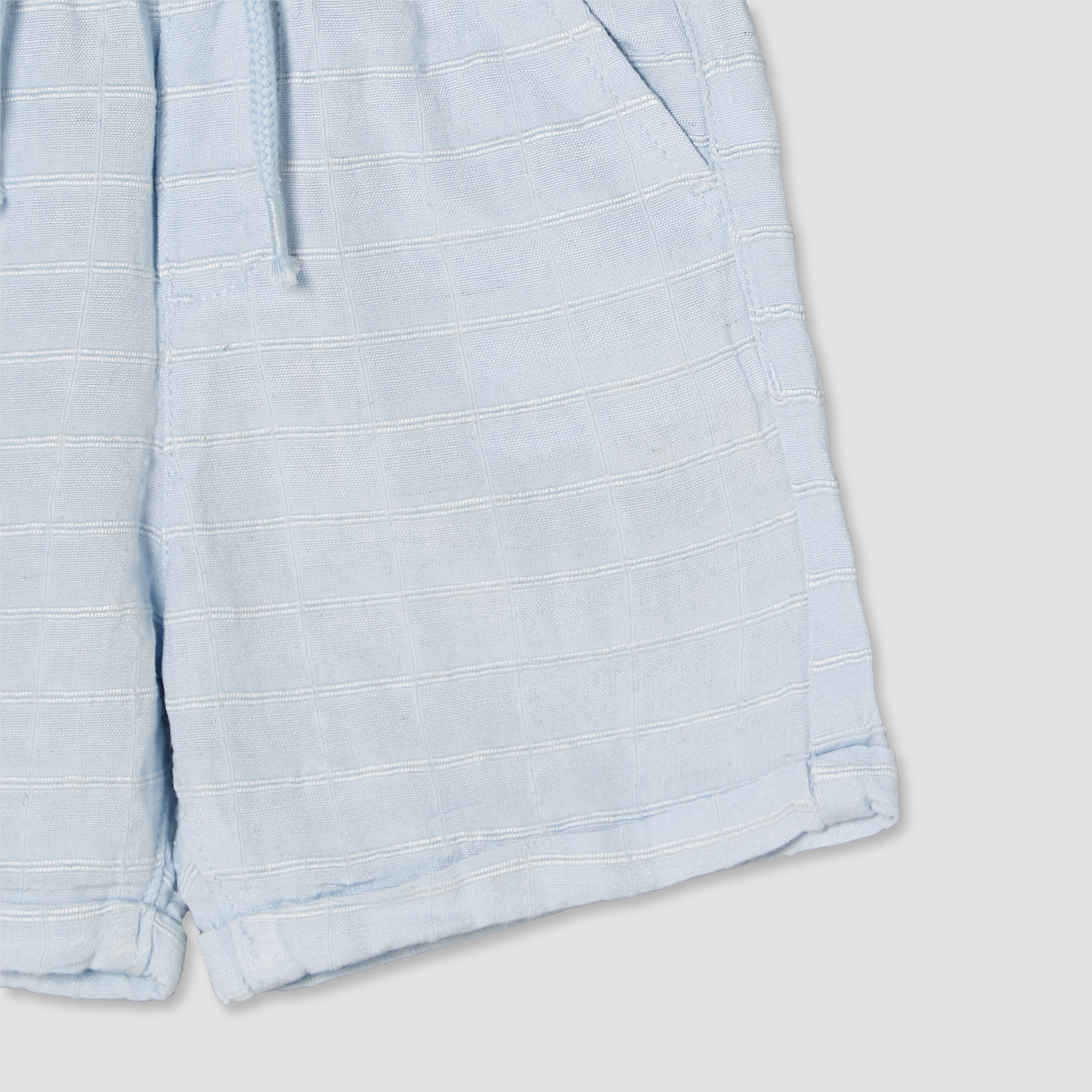 Giggles Collared Short Sleeves T-shirt and Shorts Set with Striped Design-baby-boys-clothing-setsandcoords-image-10