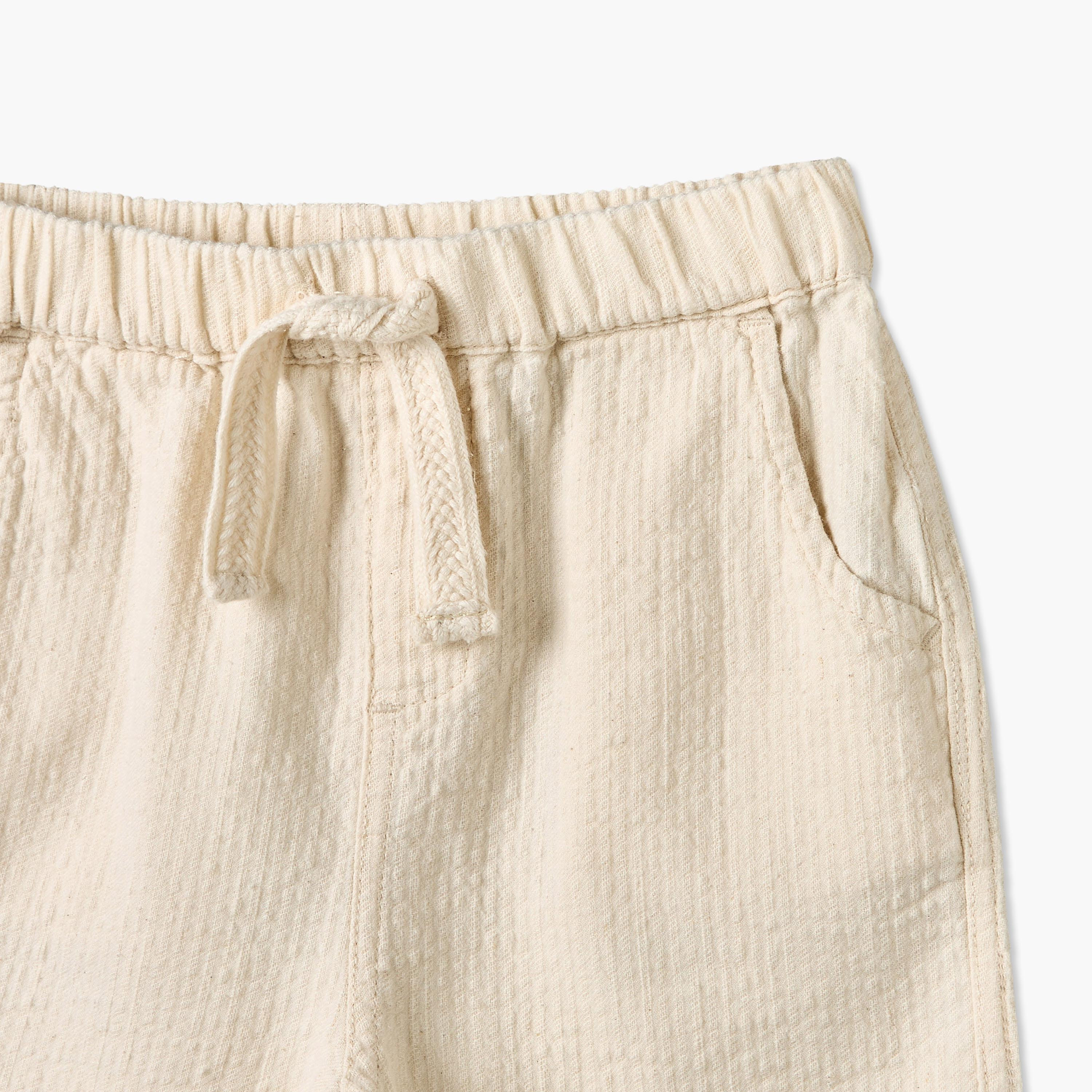 طقم قميص بياقة وأكمام قصيرة وجيب على الصدر وشورت من جيجلز-baby-boys-clothing-setsandcoords-image-9