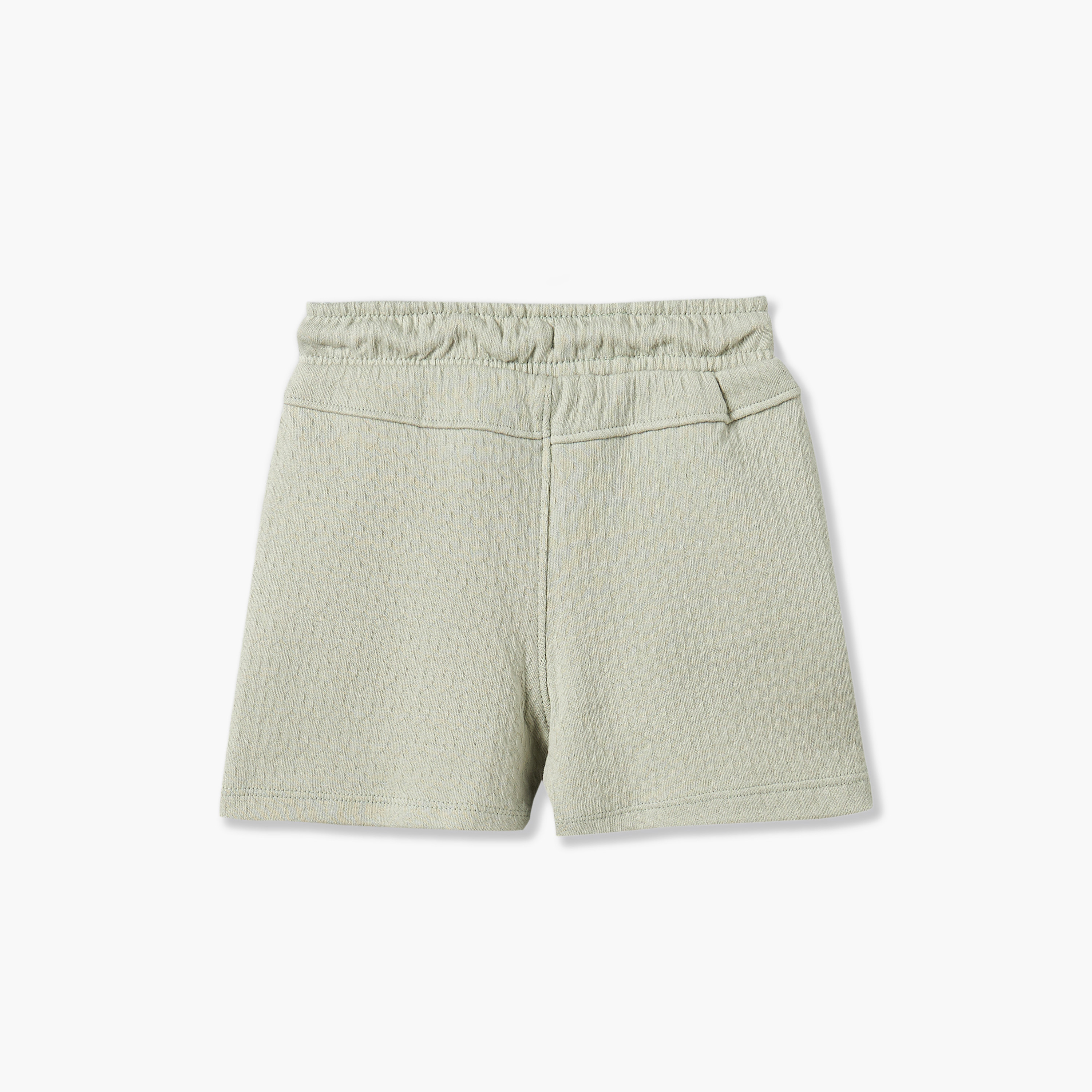 Giggles Collared Short Sleeves T-shirt and Shorts Set with Textured Design-baby-boys-clothing-setsandcoords-image-5