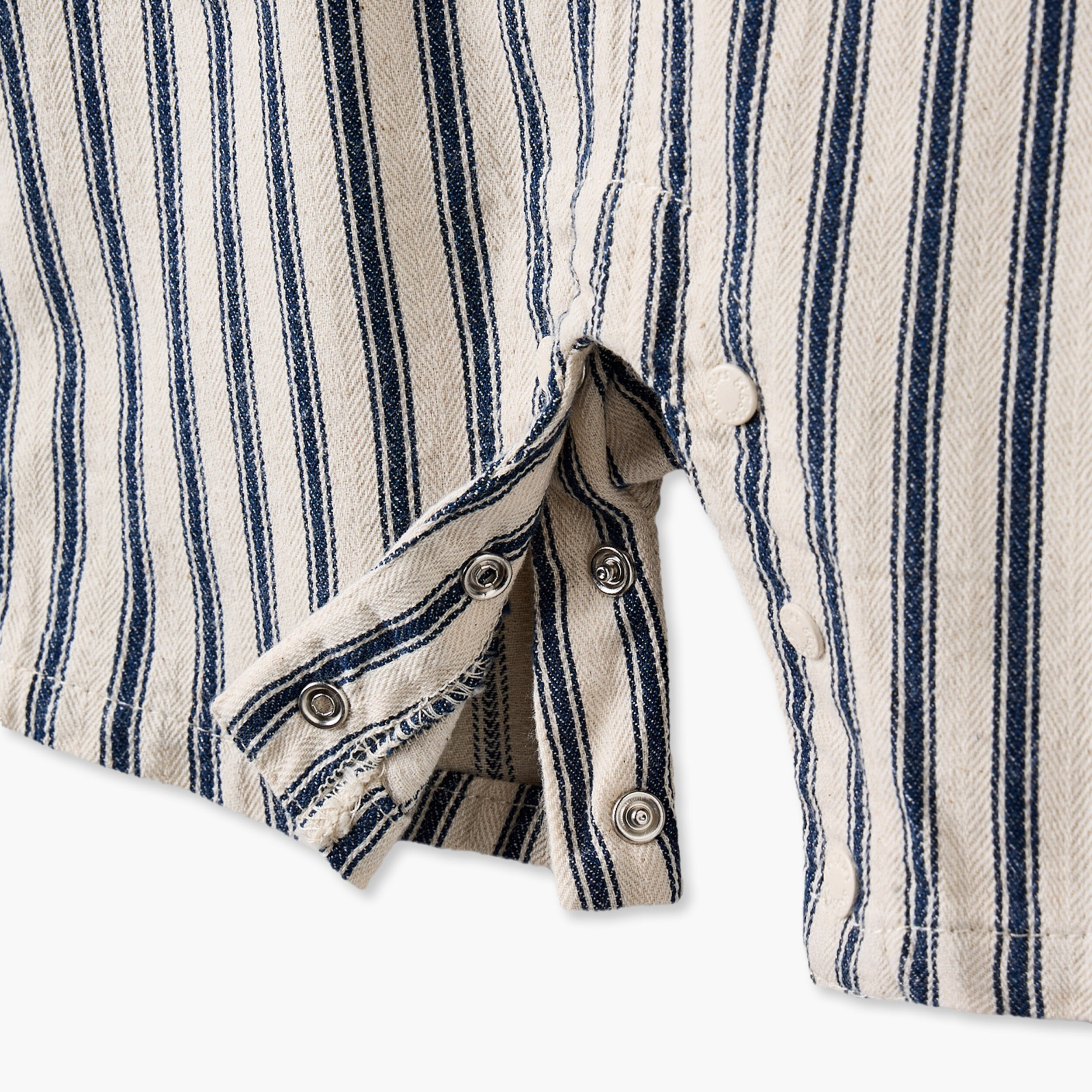 Giggles Crew Neck Short Sleeves T-shirt and Dungarees Set with Stripes-baby-boys-clothing-setsandcoords-image-7