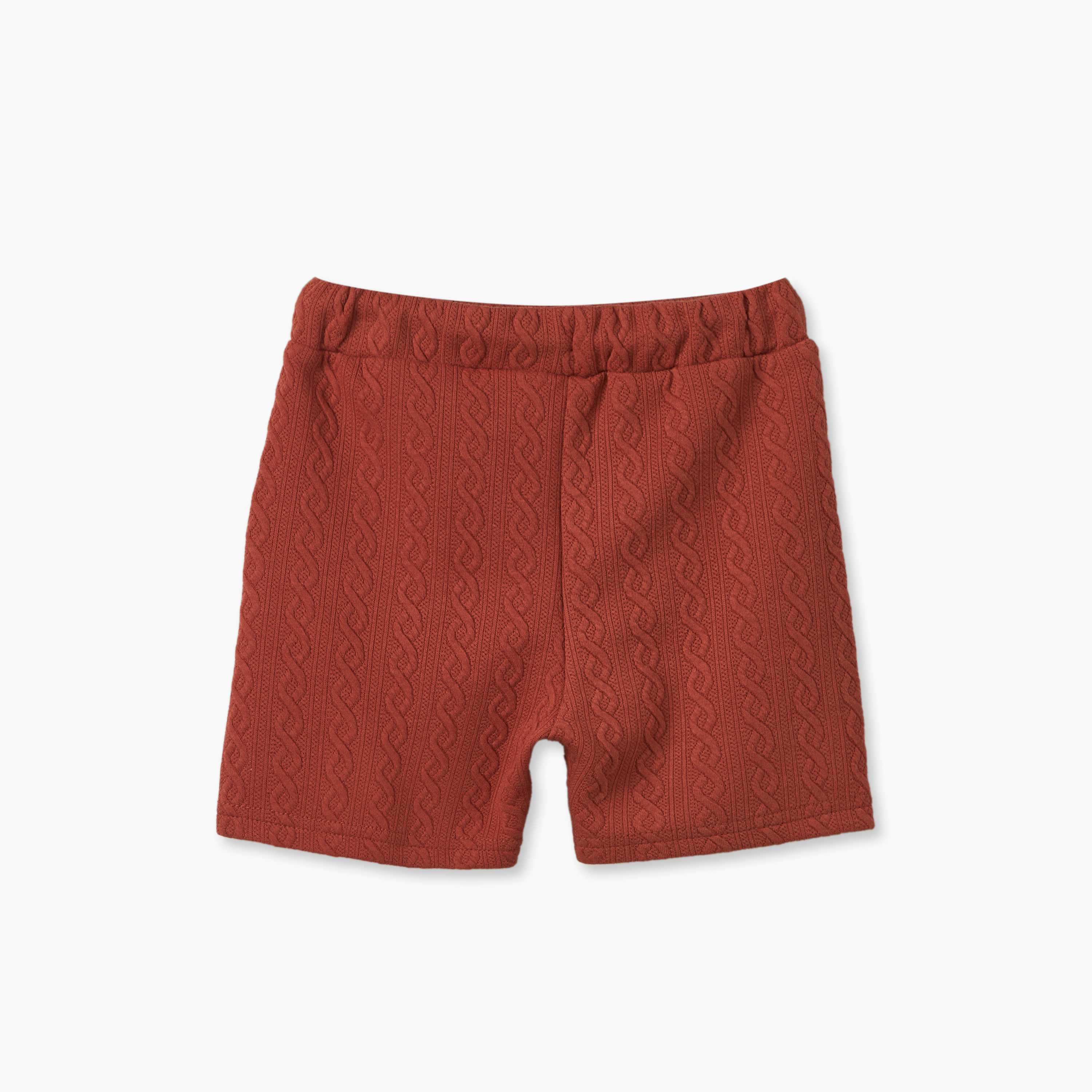 Giggles Collared Short Sleeves Shirt and Shorts Set with Cable Knit-baby-boys-clothing-setsandcoords-image-5