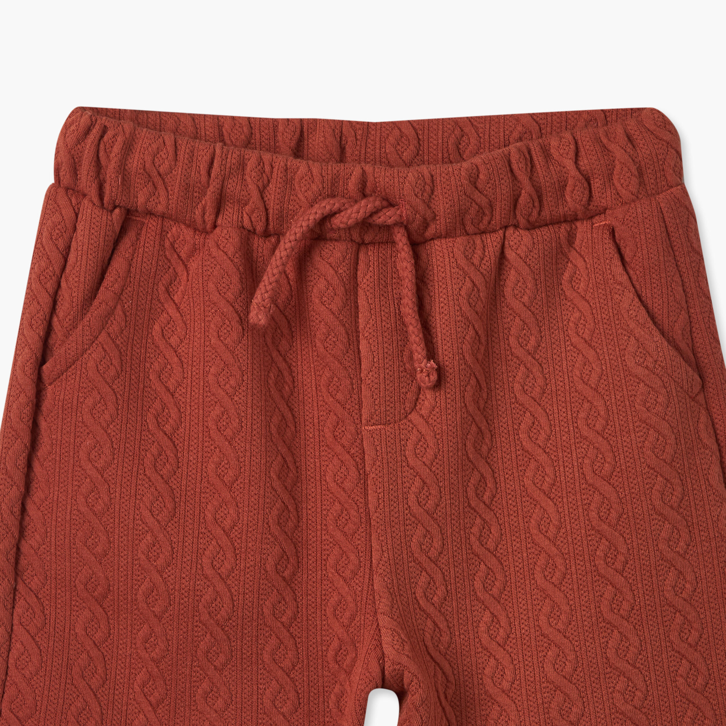 Giggles Collared Short Sleeves Shirt and Shorts Set with Cable Knit-baby-boys-clothing-setsandcoords-image-9