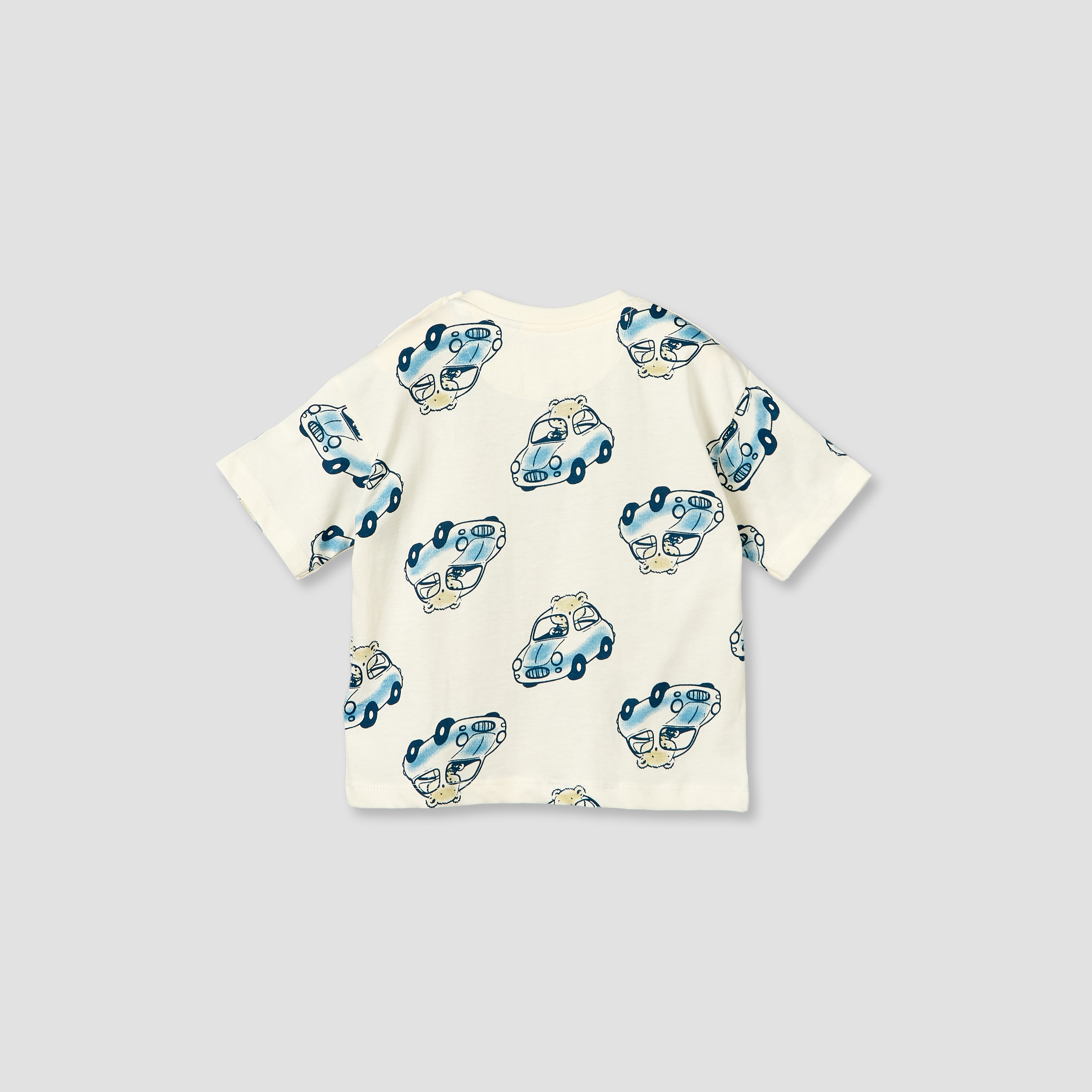 Lee Cooper Crew Neck Short Sleeves T-shirt with Car Print-baby-boys-clothing-tshirtsandpolos-image-3