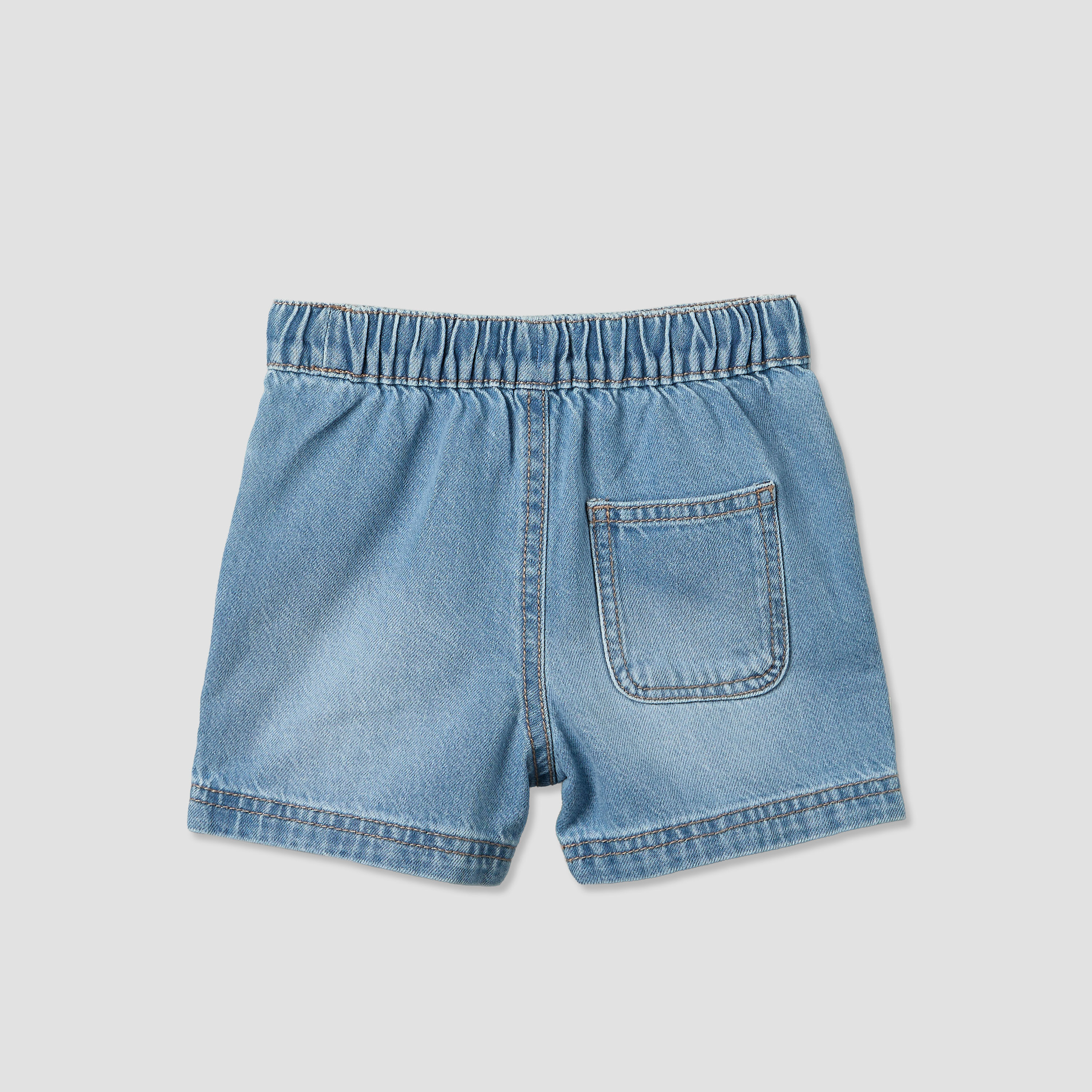 طقم تيشرت قطن بياقة مستديرة وأكمام قصيرة وشورت جينز بطبعات من لي كوبر-baby-boys-clothing-setsandcoords-image-6