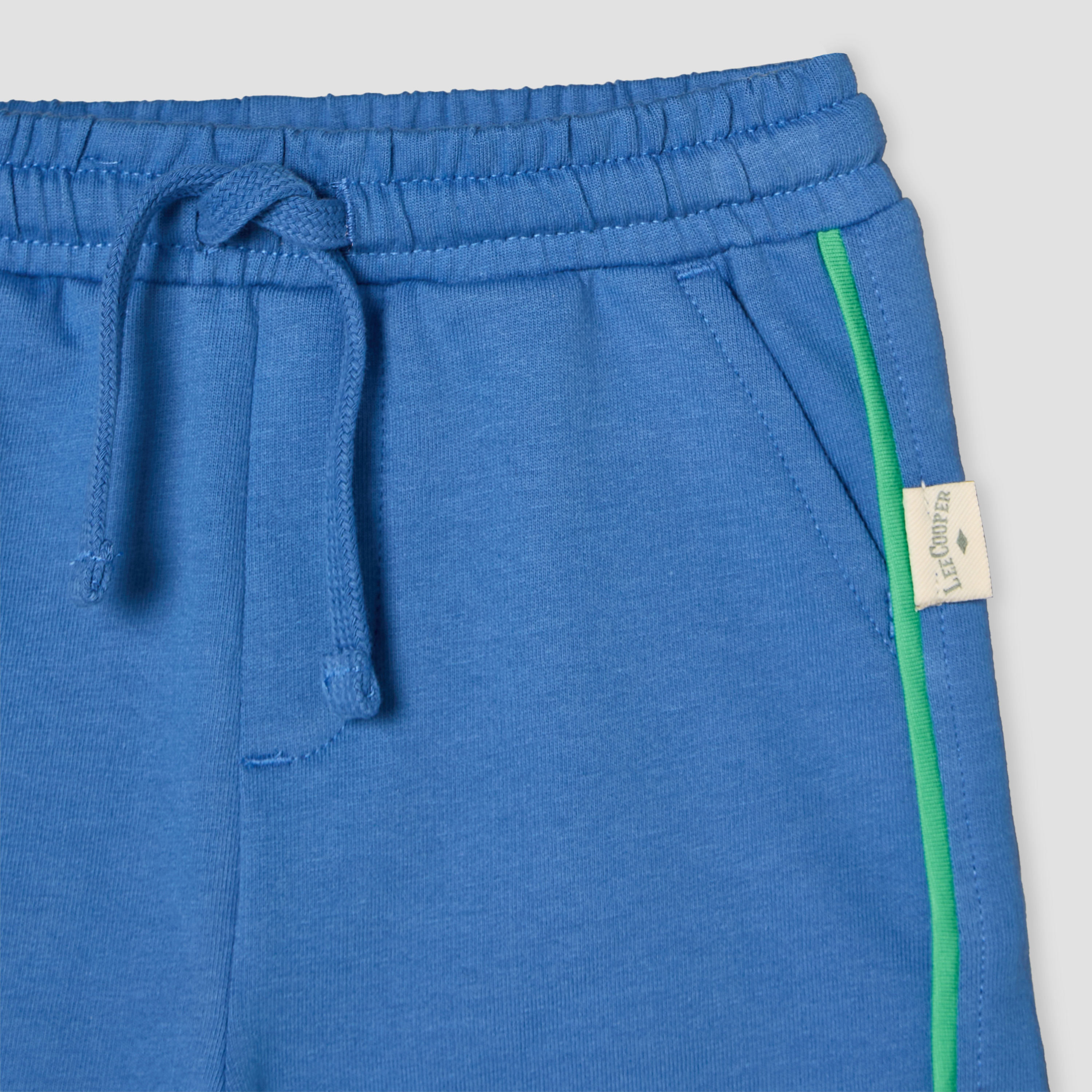 طقم تيشيرت بياقة دائرية وأكمام قصيرة مع شورت بطبعة دب تيدي من لي كوبر-baby-boys-clothing-setsandcoords-image-8