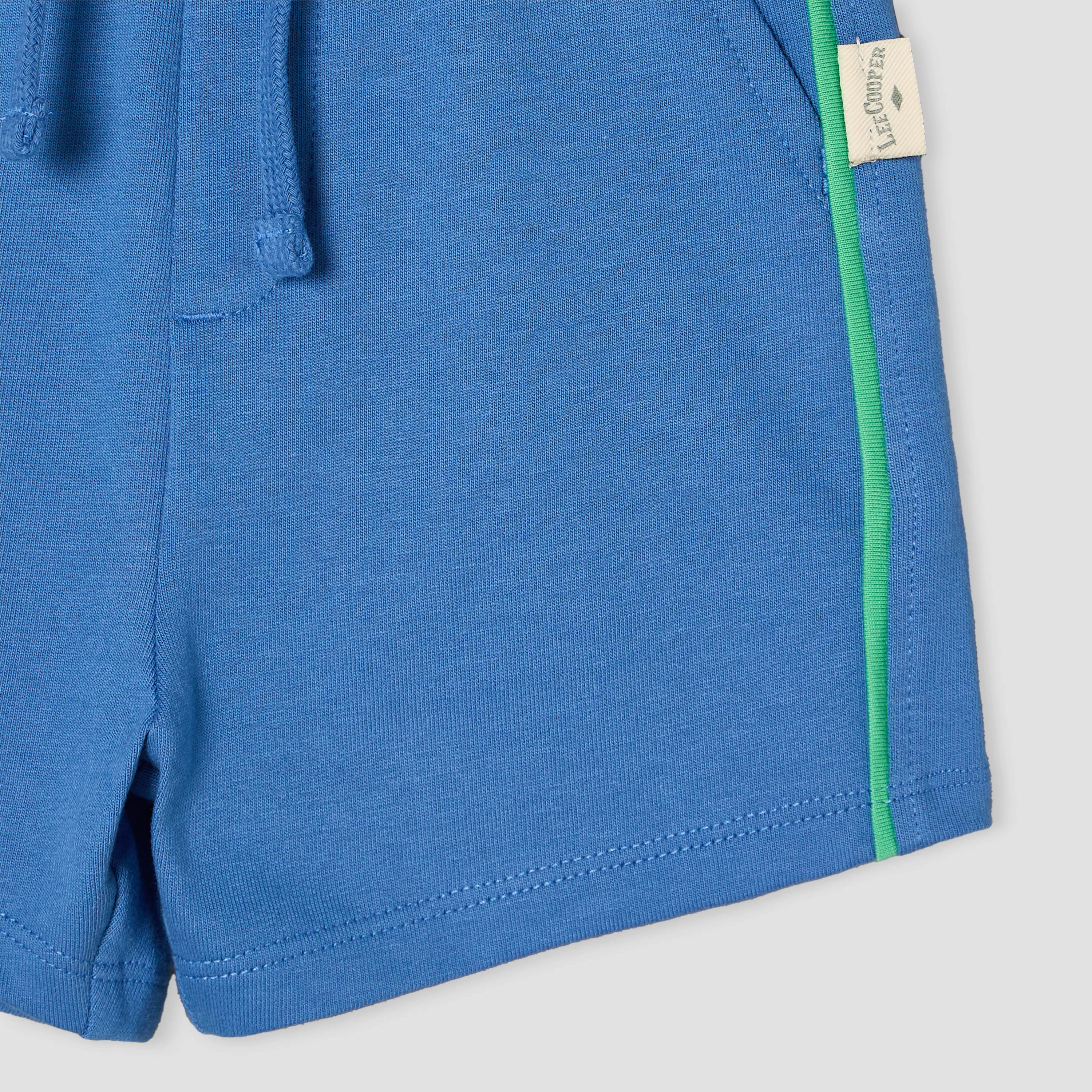 طقم تيشيرت بياقة دائرية وأكمام قصيرة مع شورت بطبعة دب تيدي من لي كوبر-baby-boys-clothing-setsandcoords-image-9