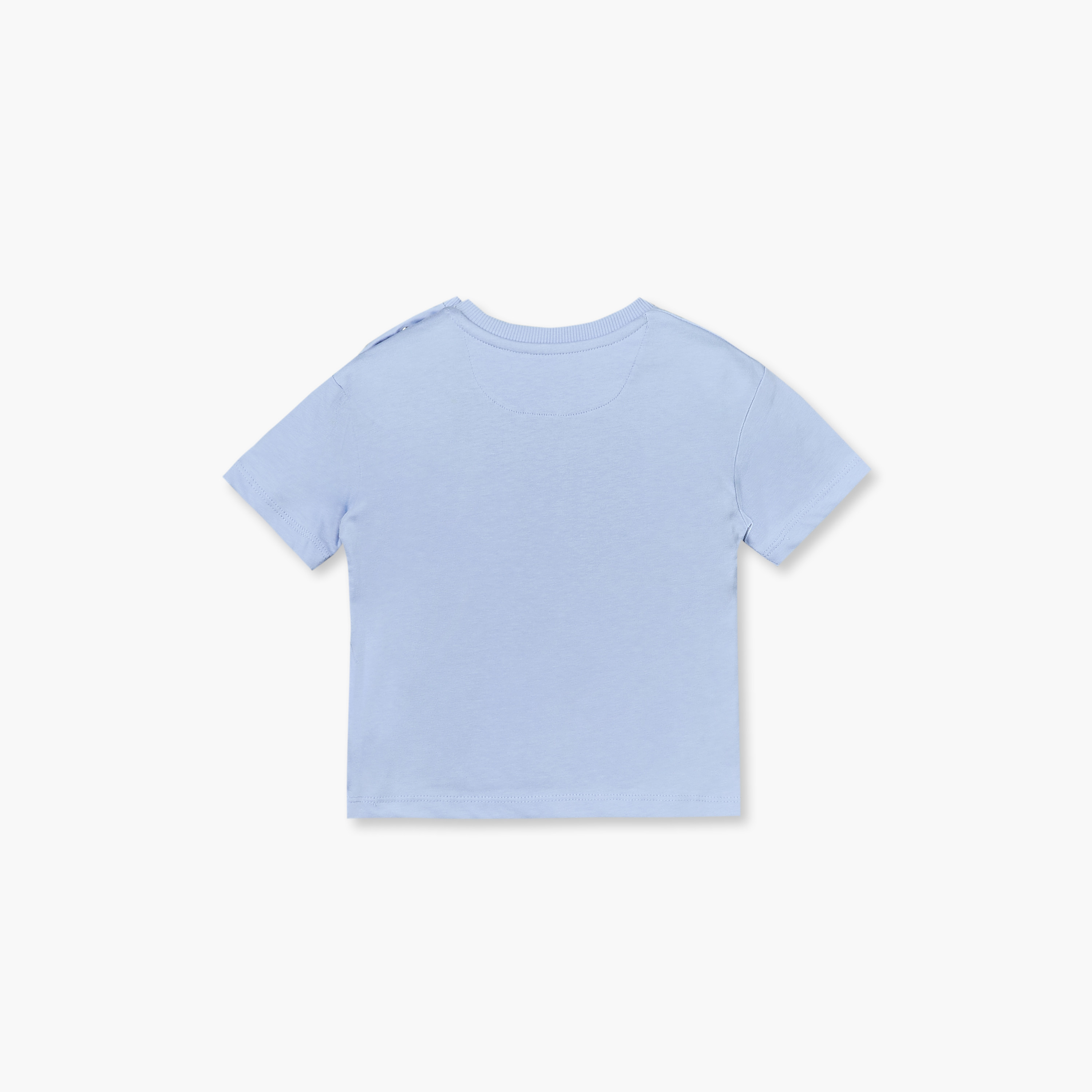 طقم شورت وتيشيرت مزين بياقة مستديرة وأكمام قصيرة من لي كوبر-baby-boys-clothing-setsandcoords-image-4