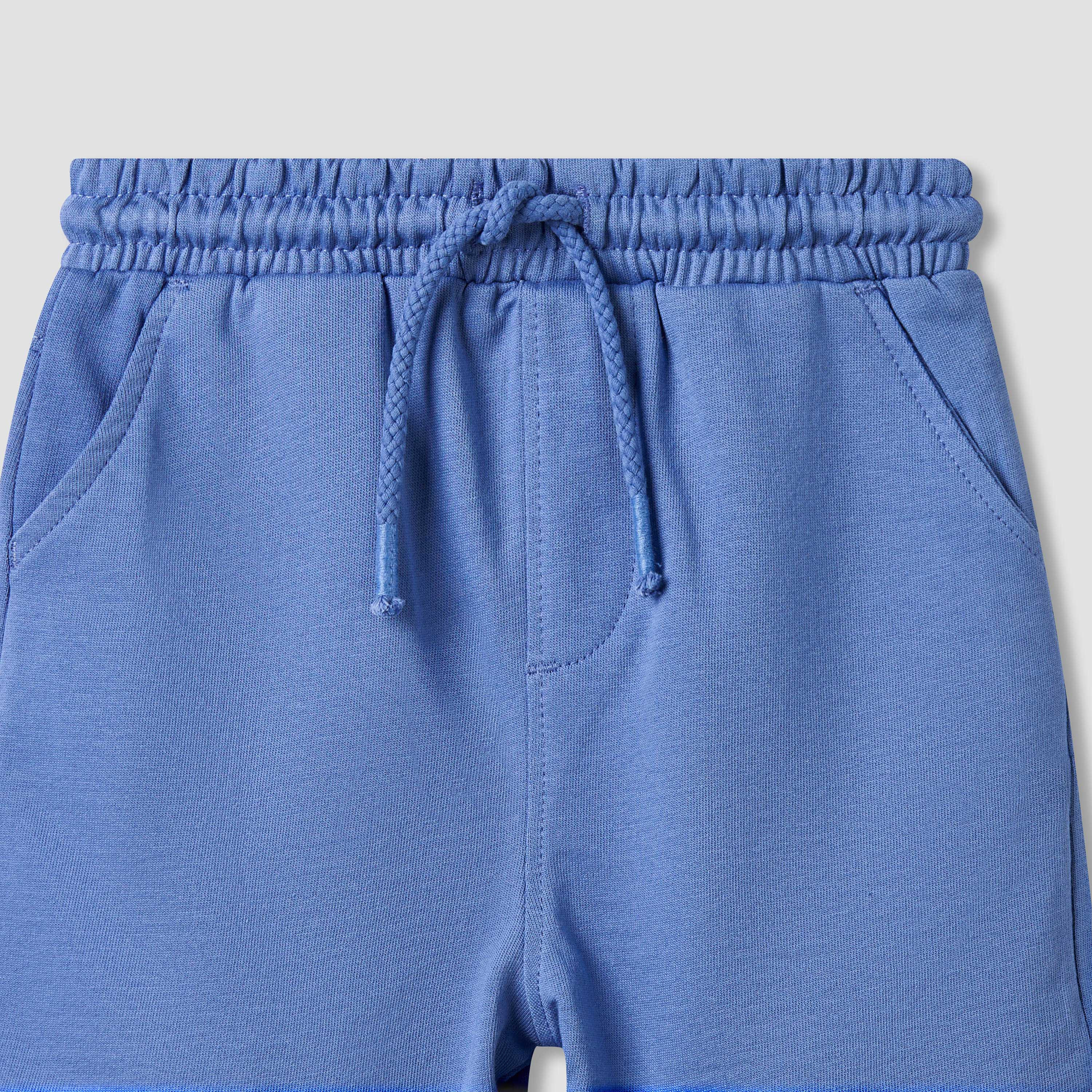 Lee Cooper Crew Neck Short Sleeves T-shirt and Shorts Set with Graphic Print-baby-boys-clothing-setsandcoords-image-8