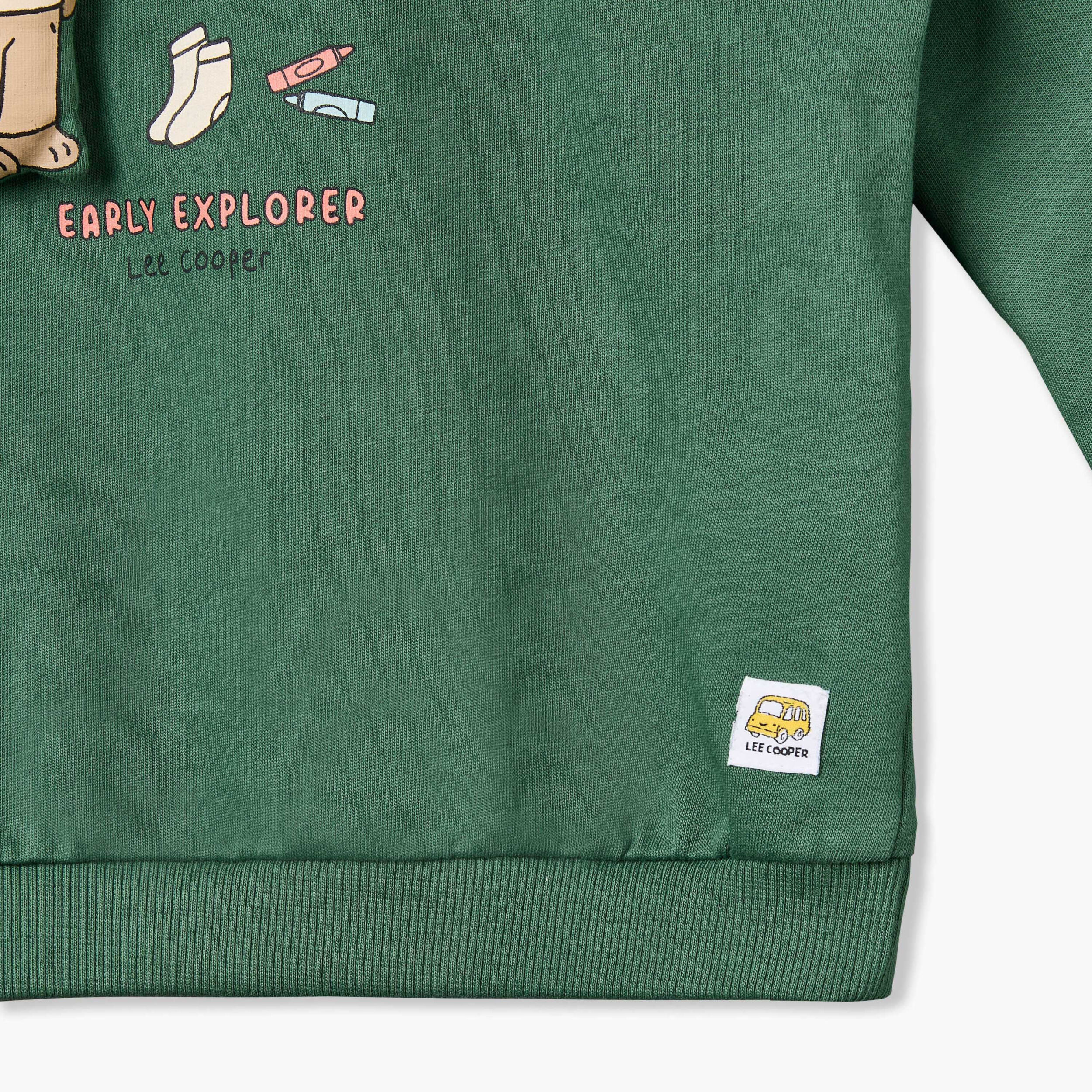 Lee Cooper Round Neck Long Sleeves Sweatshirt and Joggers Set with Graphic Print-baby-boys-clothing-setsandcoords-image-8