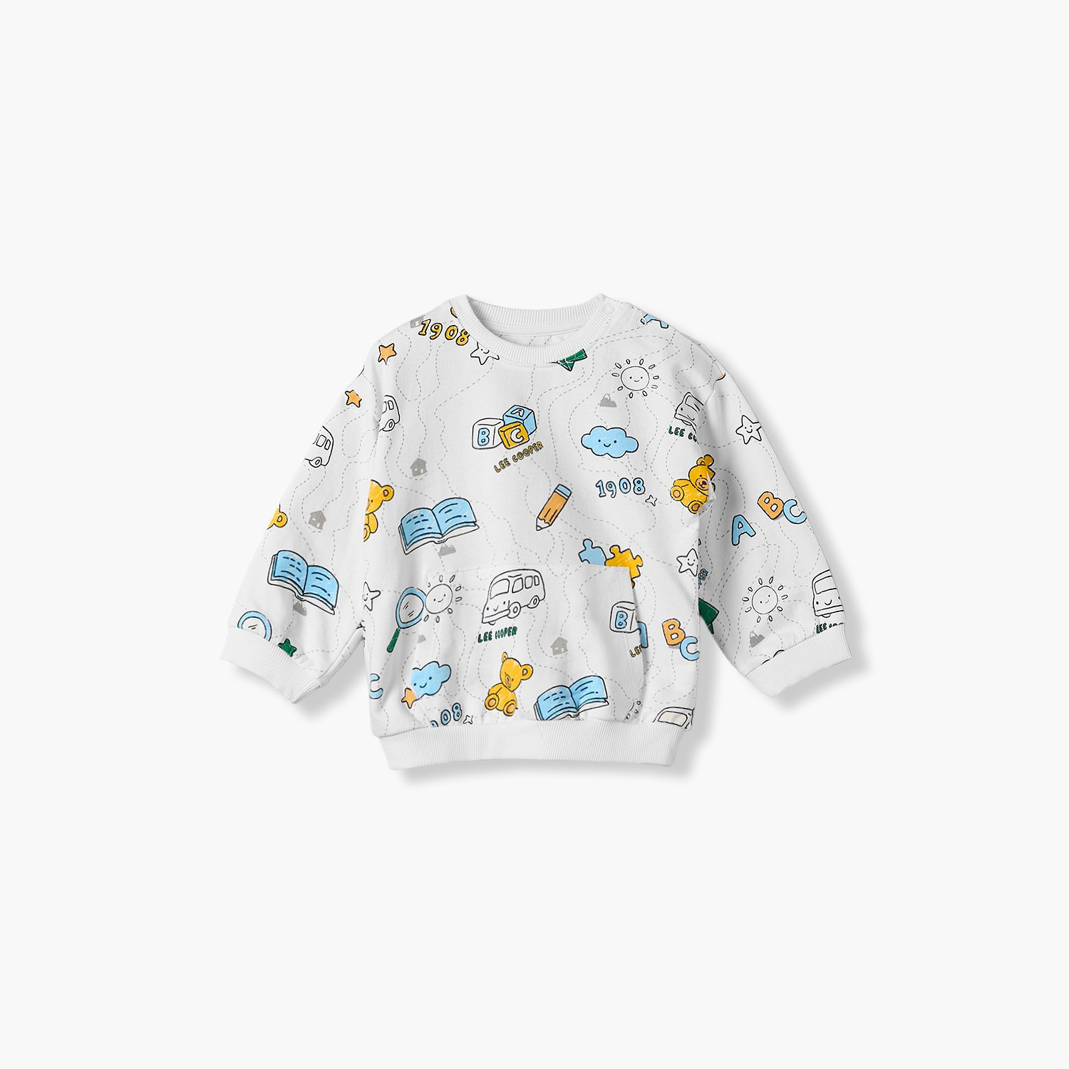Lee Cooper Crew Neck Long Sleeves Sweatshirt and Joggers Set-baby-boys-clothing-setsandcoords-image-3