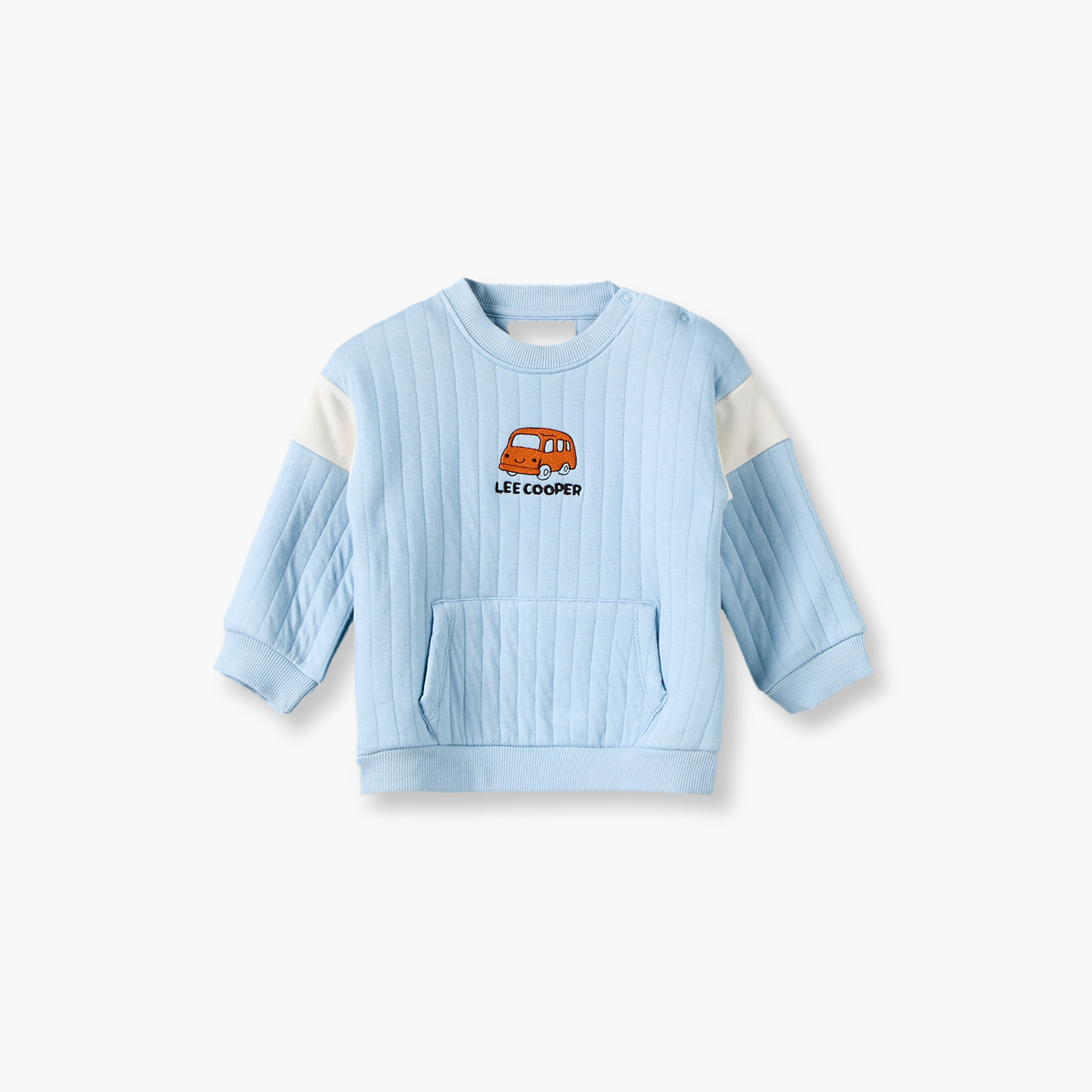 Lee Cooper Crew Neck Long Sleeves Sweatshirt and Joggers Set with Vehicle Embroidery-baby-boys-clothing-setsandcoords-image-3