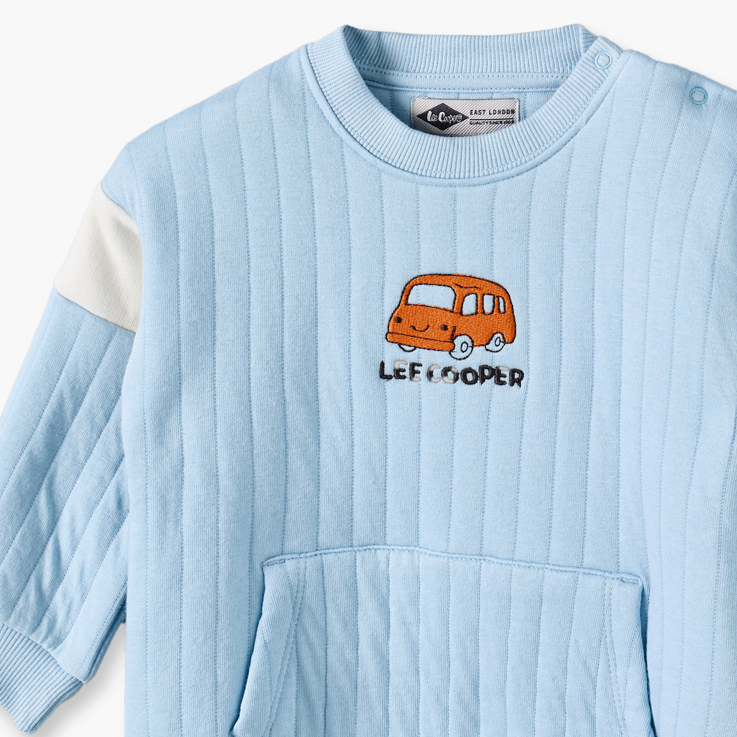 Lee Cooper Crew Neck Long Sleeves Sweatshirt and Joggers Set with Vehicle Embroidery-baby-boys-clothing-setsandcoords-image-7