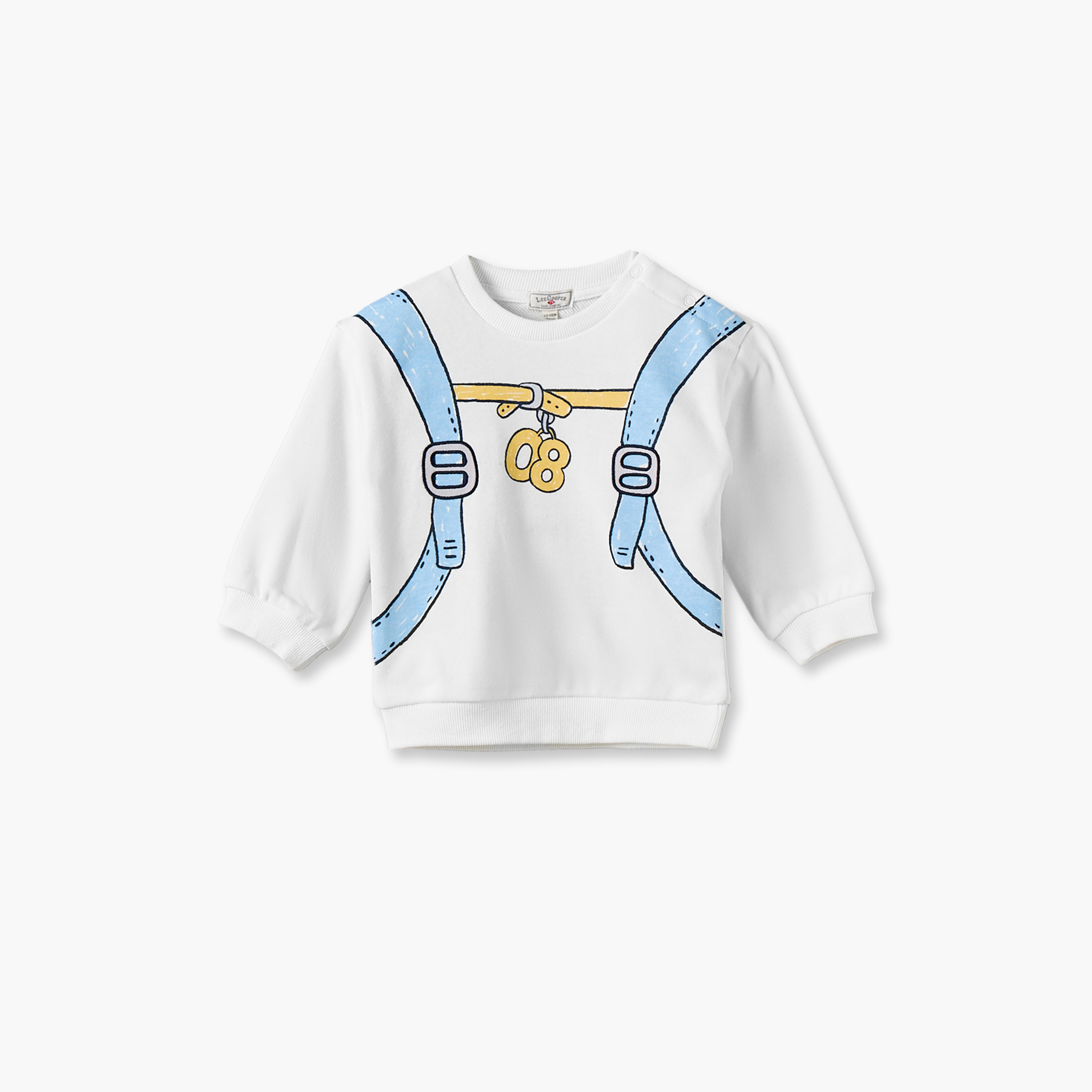 Lee Cooper Crew Neck Long Sleeves Sweatshirt and Jogger Set with Graphic Print-baby-boys-clothing-setsandcoords-image-3