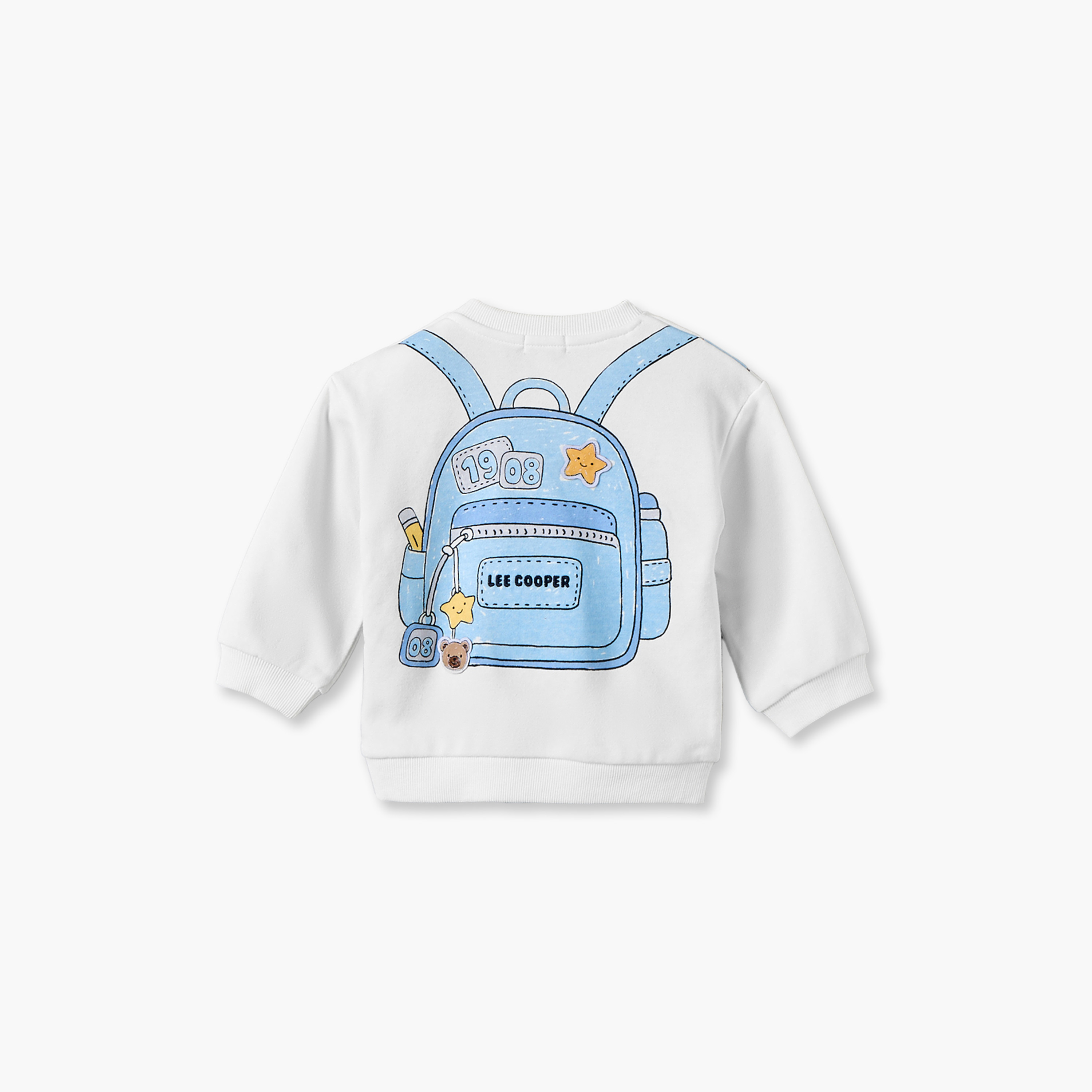 Lee Cooper Crew Neck Long Sleeves Sweatshirt and Jogger Set with Graphic Print-baby-boys-clothing-setsandcoords-image-5
